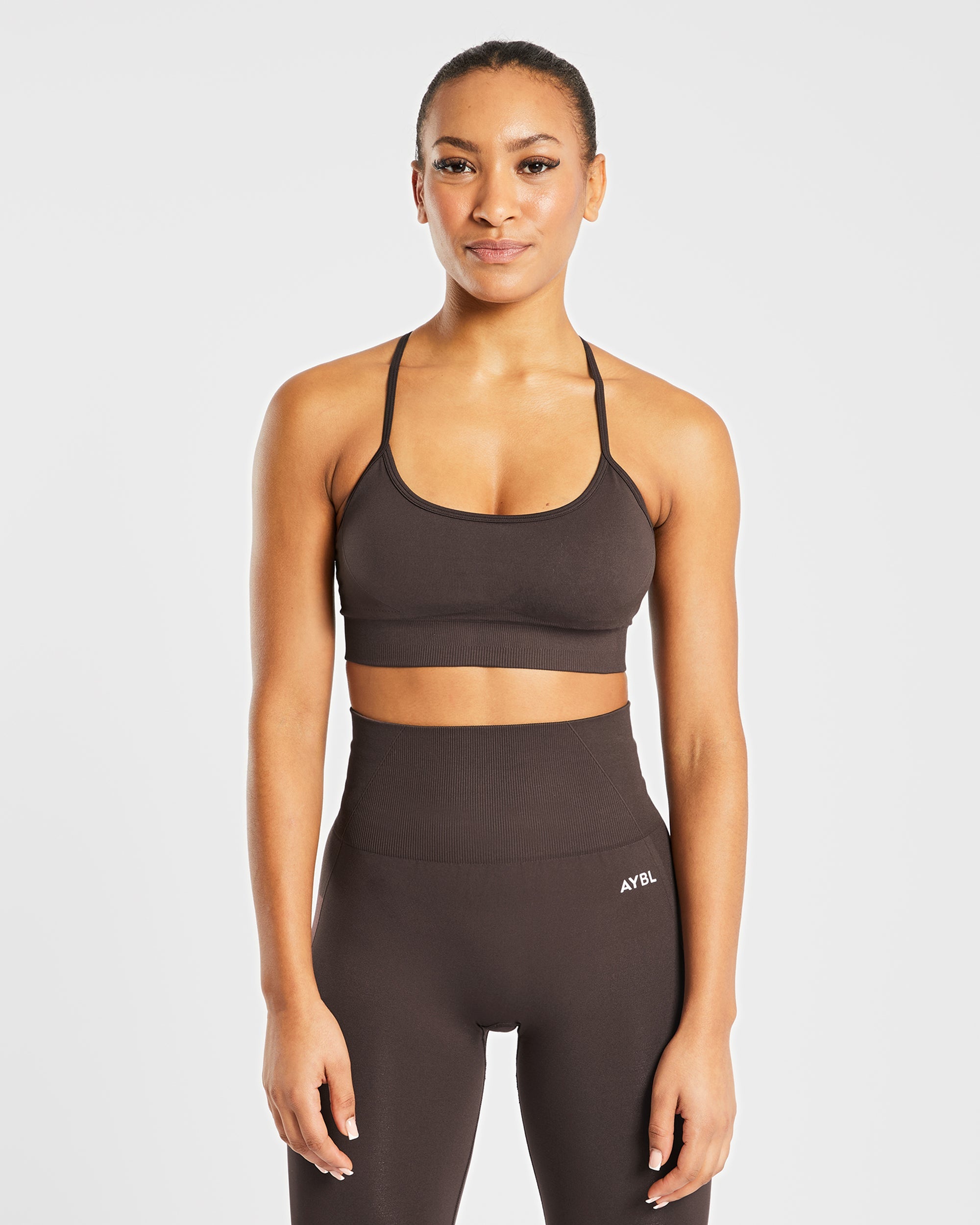 Empower Seamless Sports Bra - Cocoa Braun