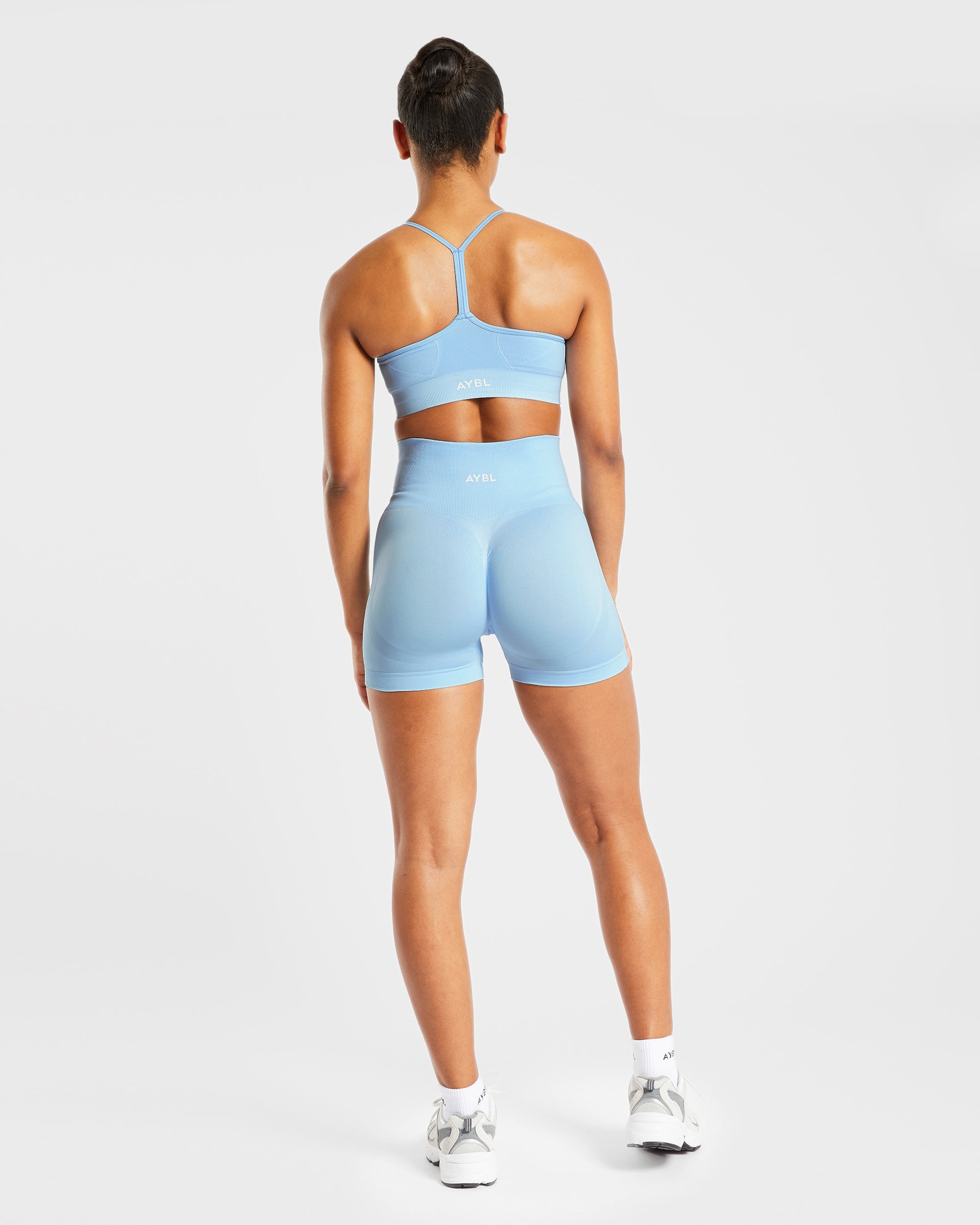 Empower Seamless Shorts - Sky Blau