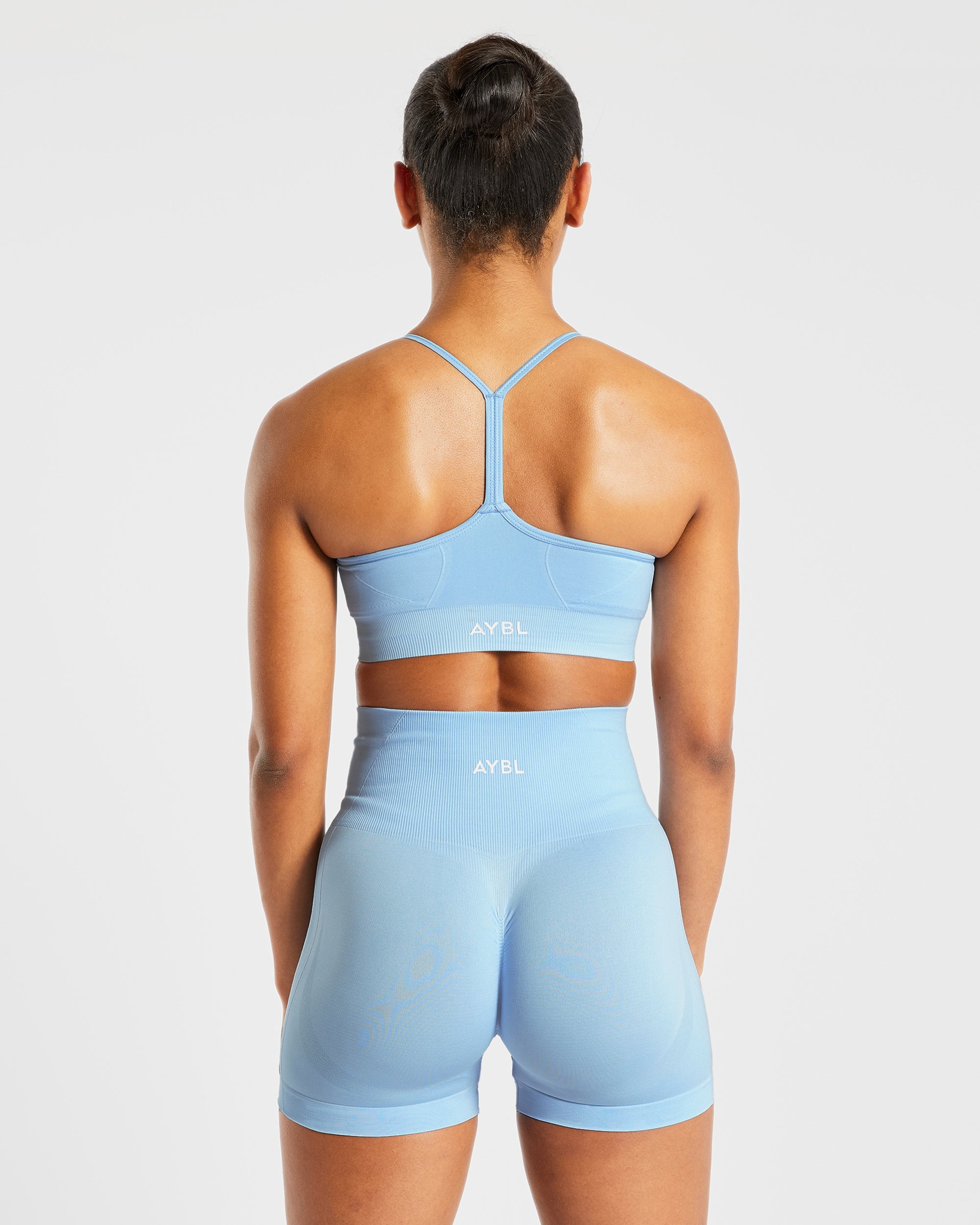 Empower Seamless Sports Bra - Sky Blau