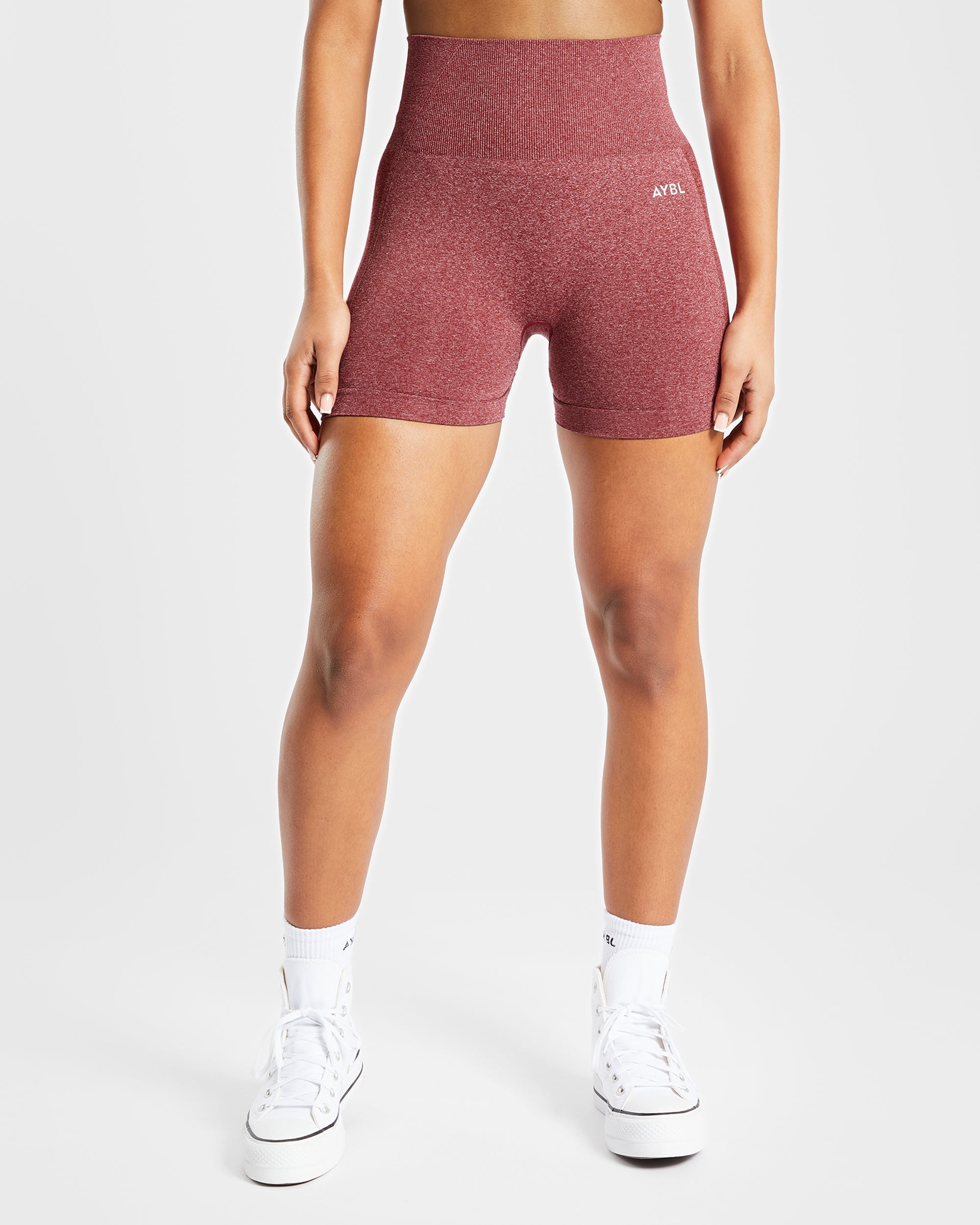 Empower Seamless Shorts - Rot Marl