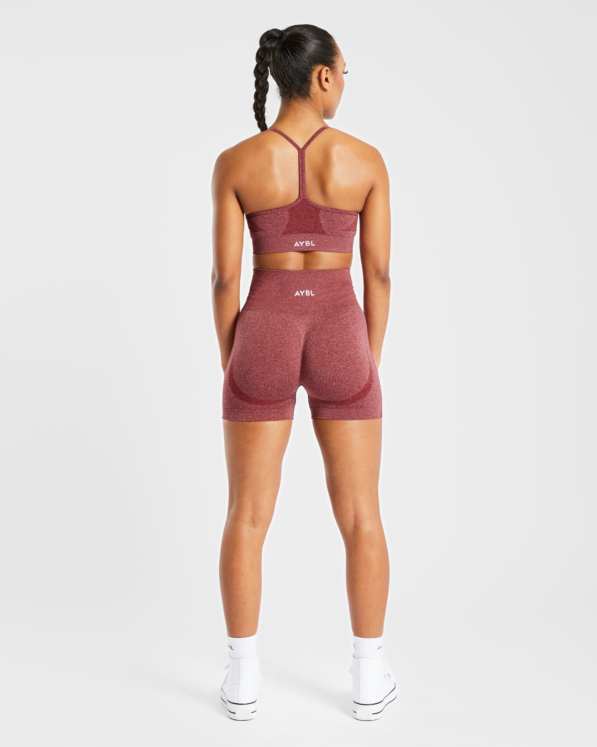 Empower Seamless Shorts - Rot Marl