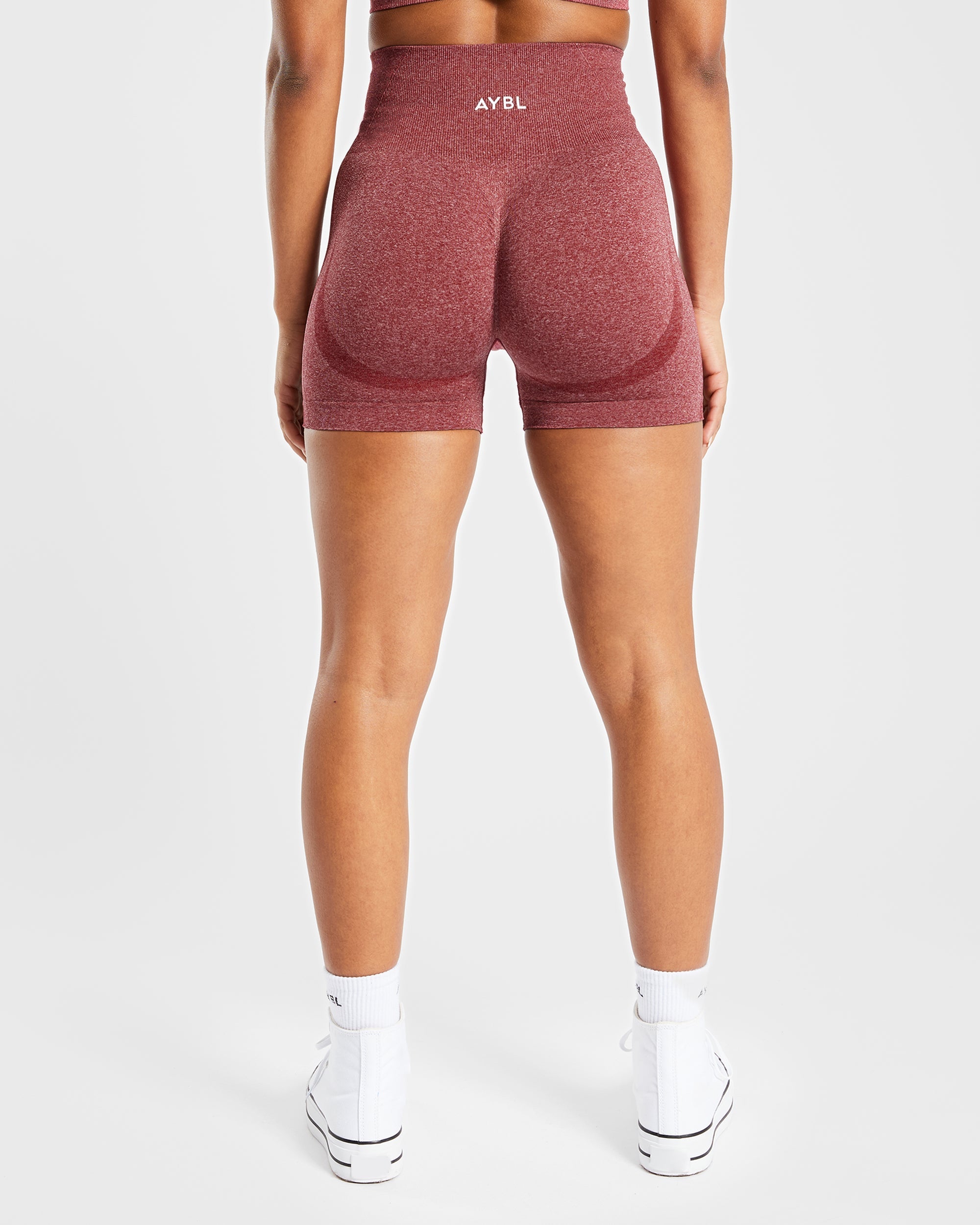 Empower Seamless Shorts - Rot Marl