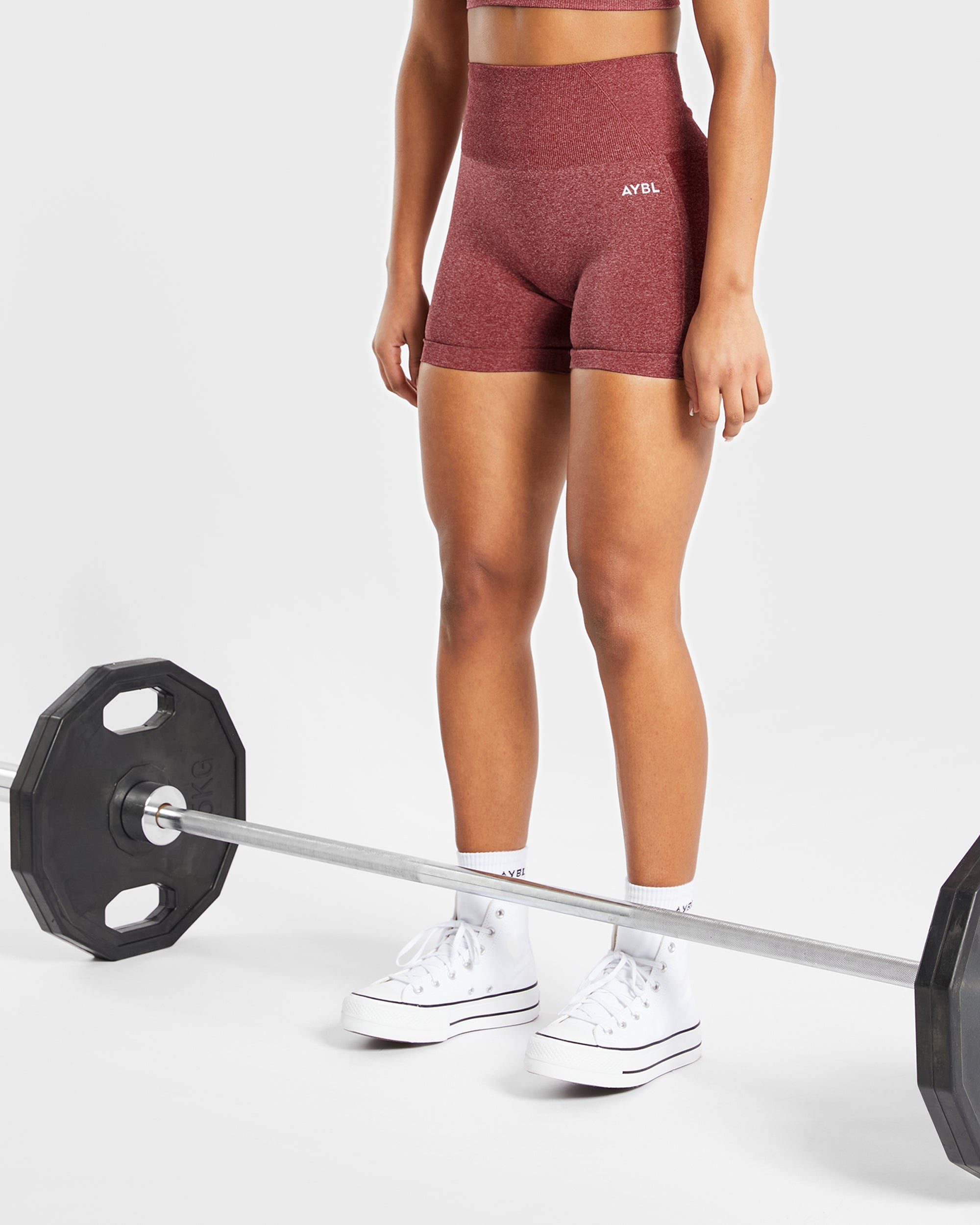 Empower Seamless Shorts - Rot Marl