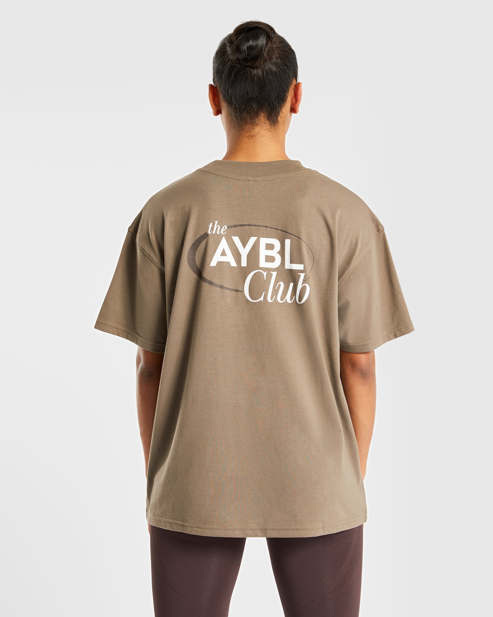 AYBL Club Oversized T Shirt - Braun