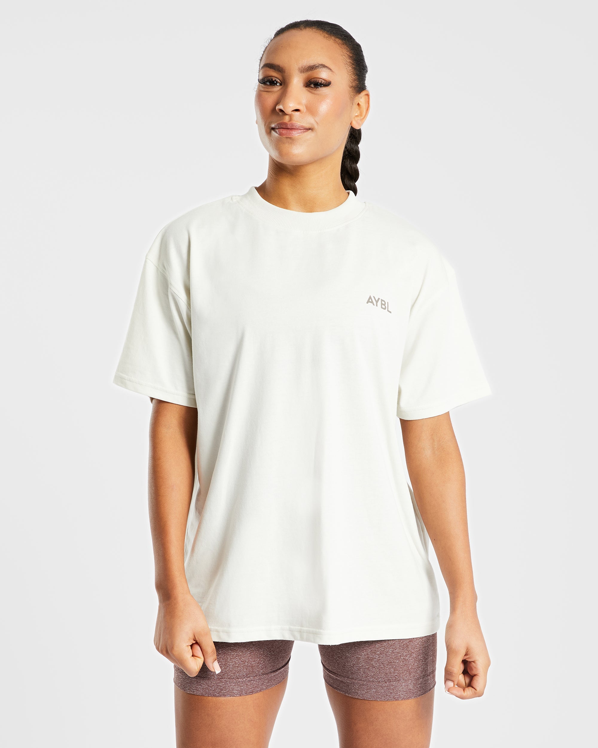 AYBL Club Oversized T Shirt - Off Weiß