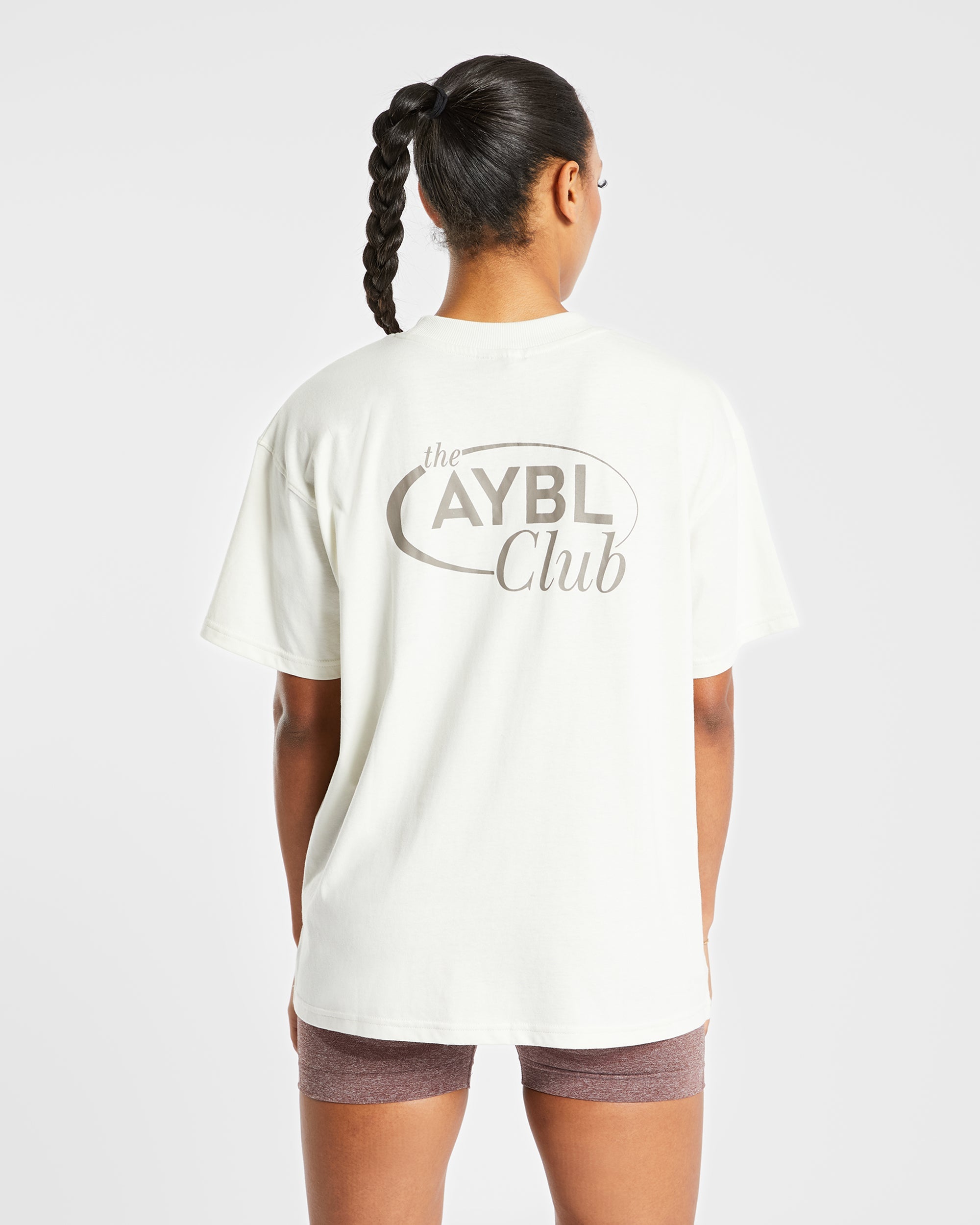 AYBL Club Oversized T Shirt - Off Weiß