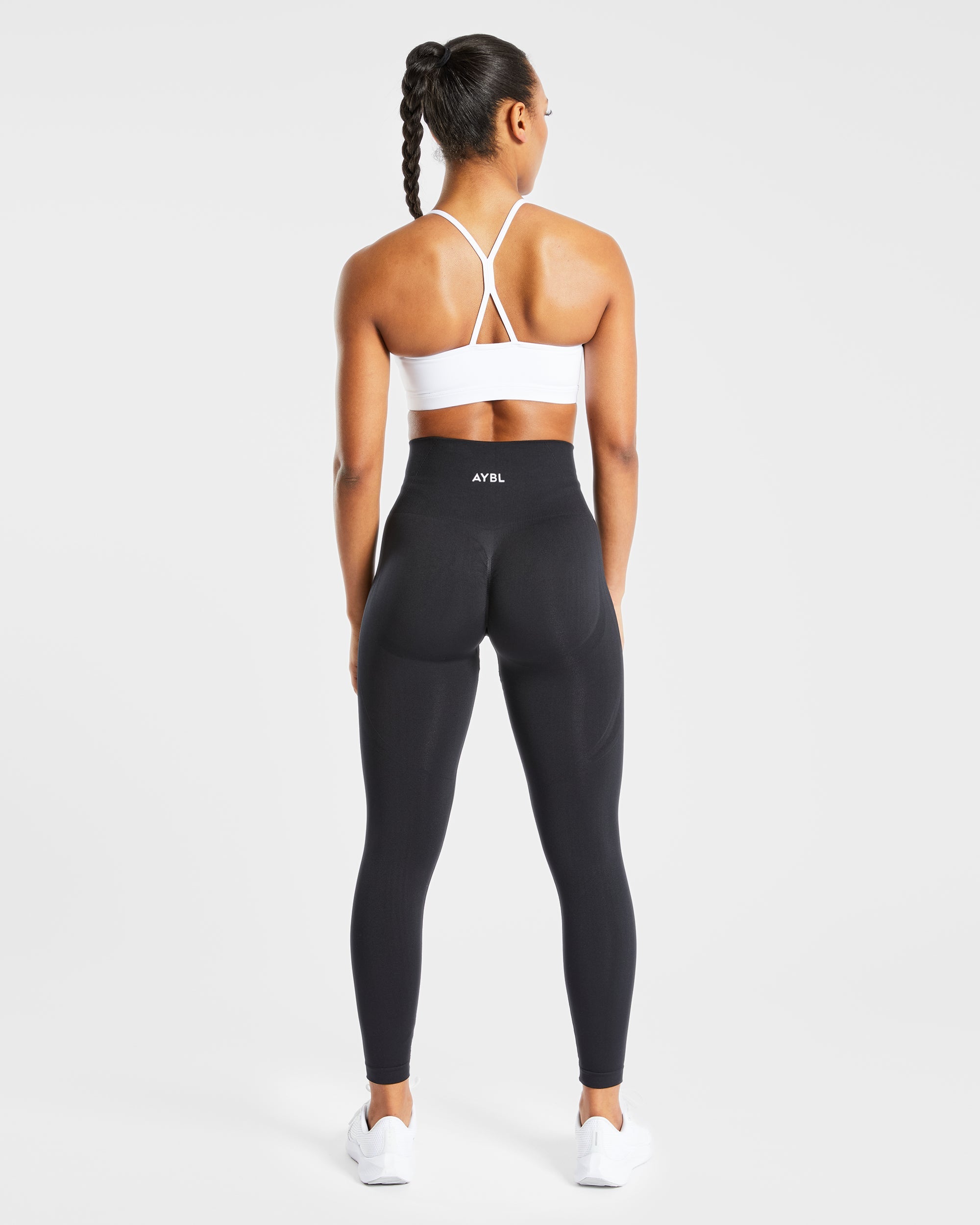 Essential Ruched Sports Bra - Weiß