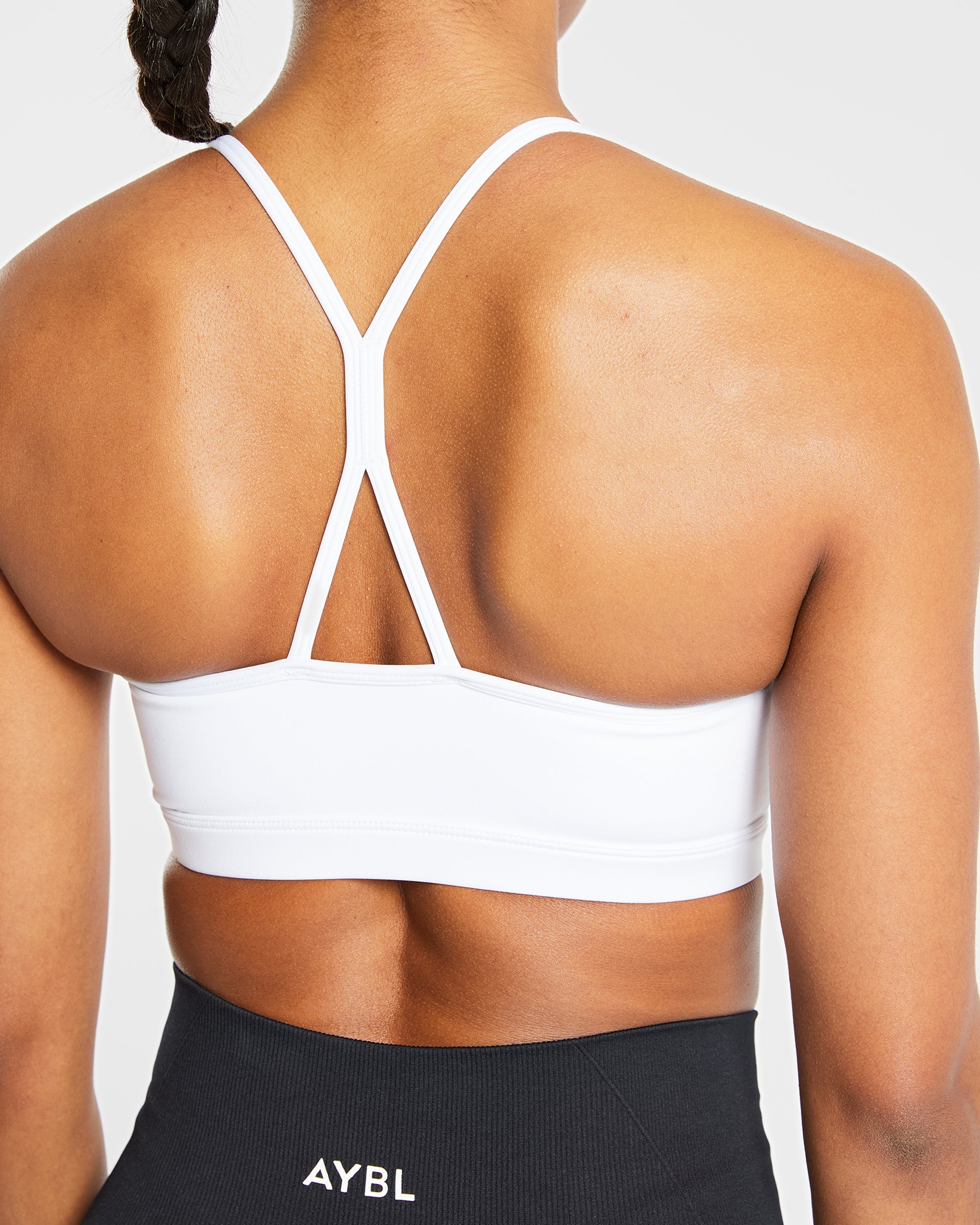 Essential Ruched Sports Bra - Weiß