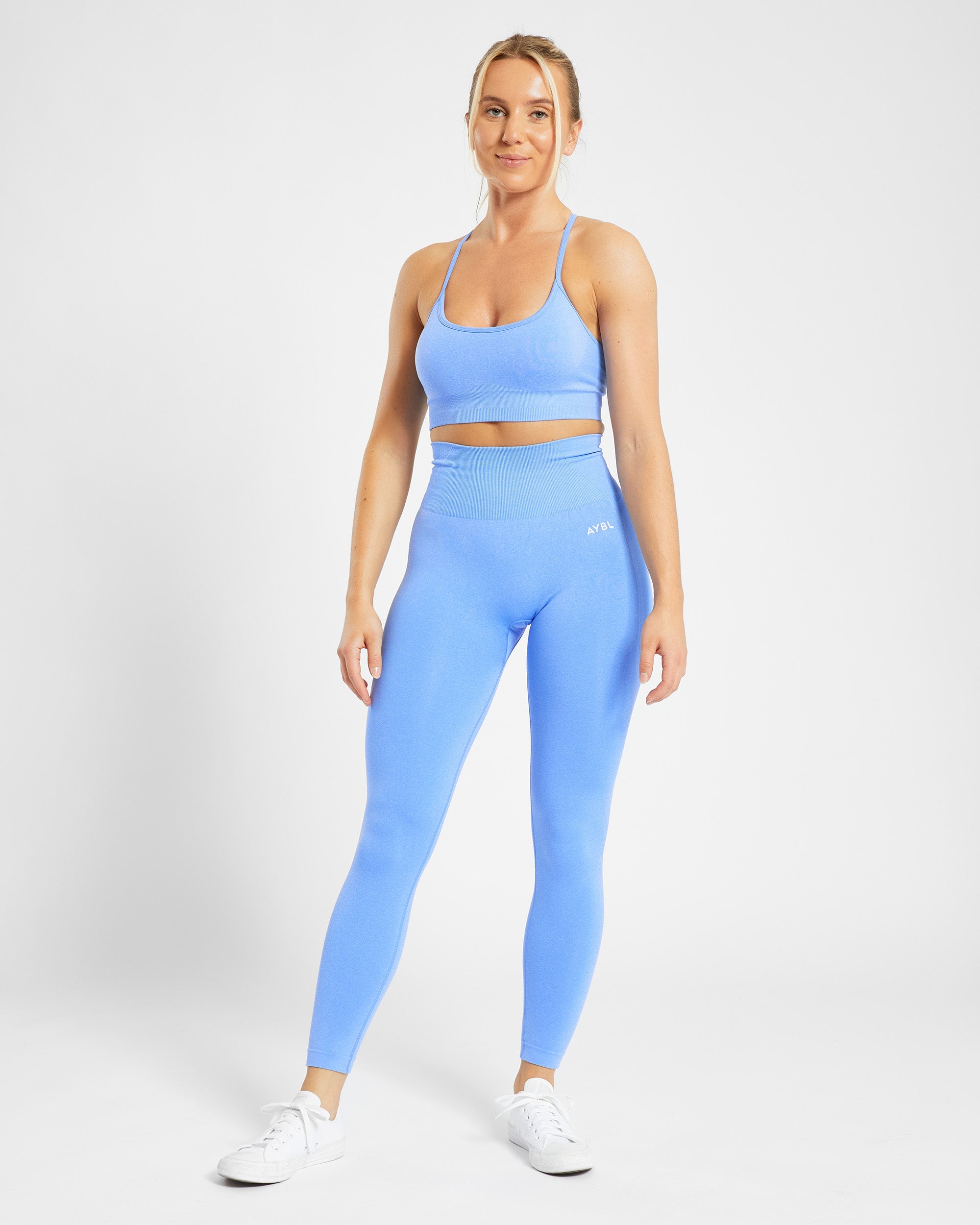 Empower Seamless Leggings - Spring Blau Marl