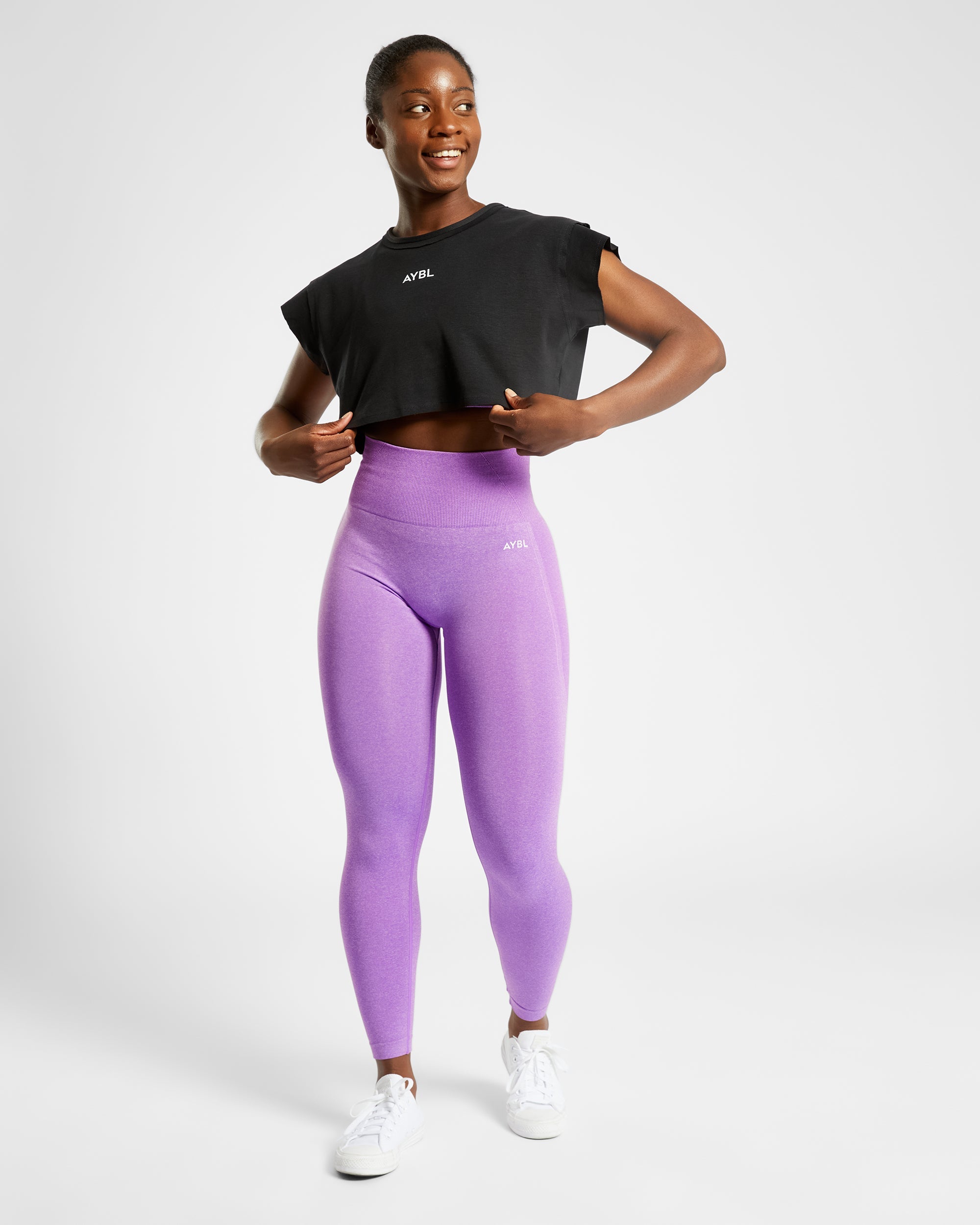 Empower Seamless Leggings - Lila Marl