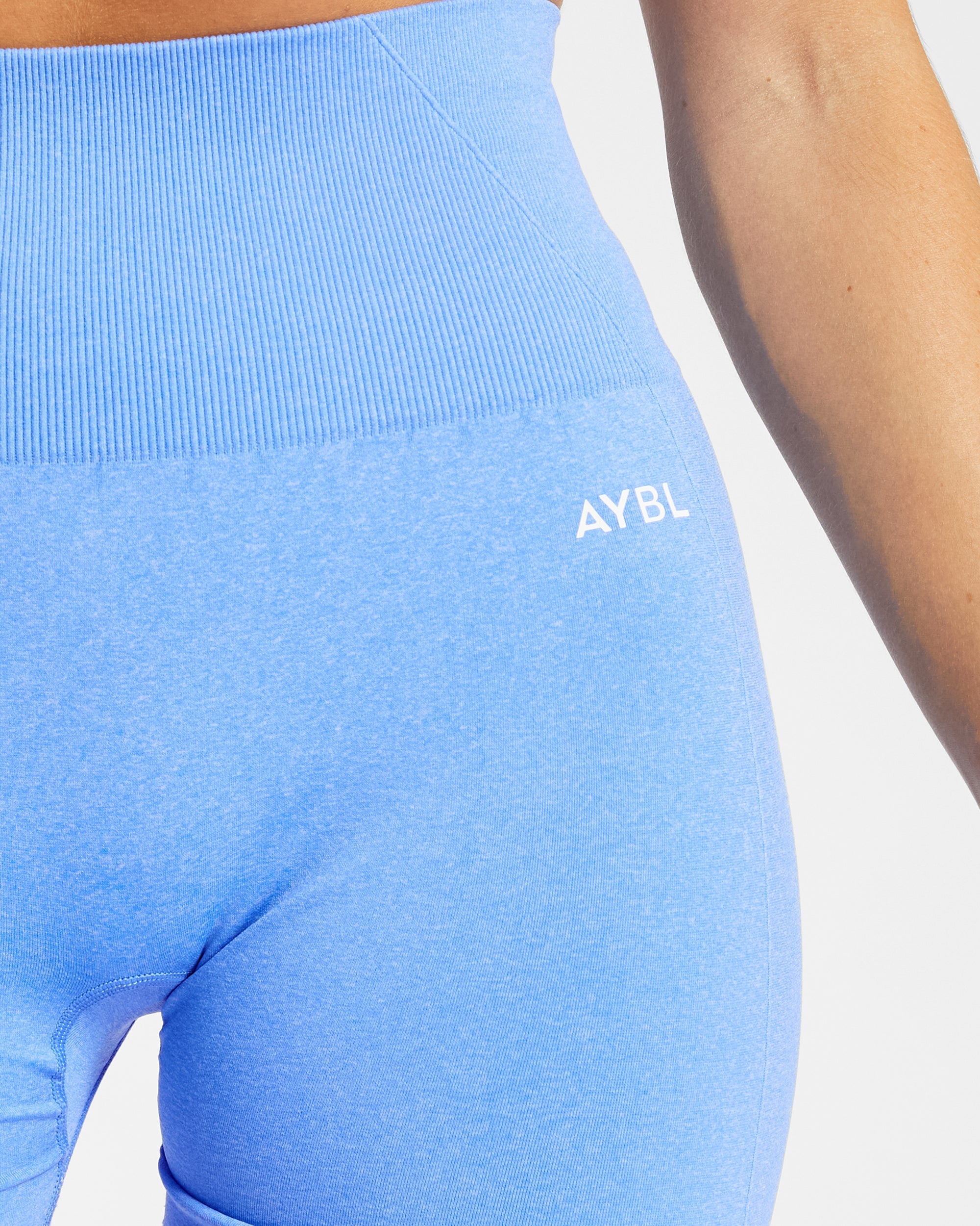 Empower Seamless Shorts - Spring Blau Marl