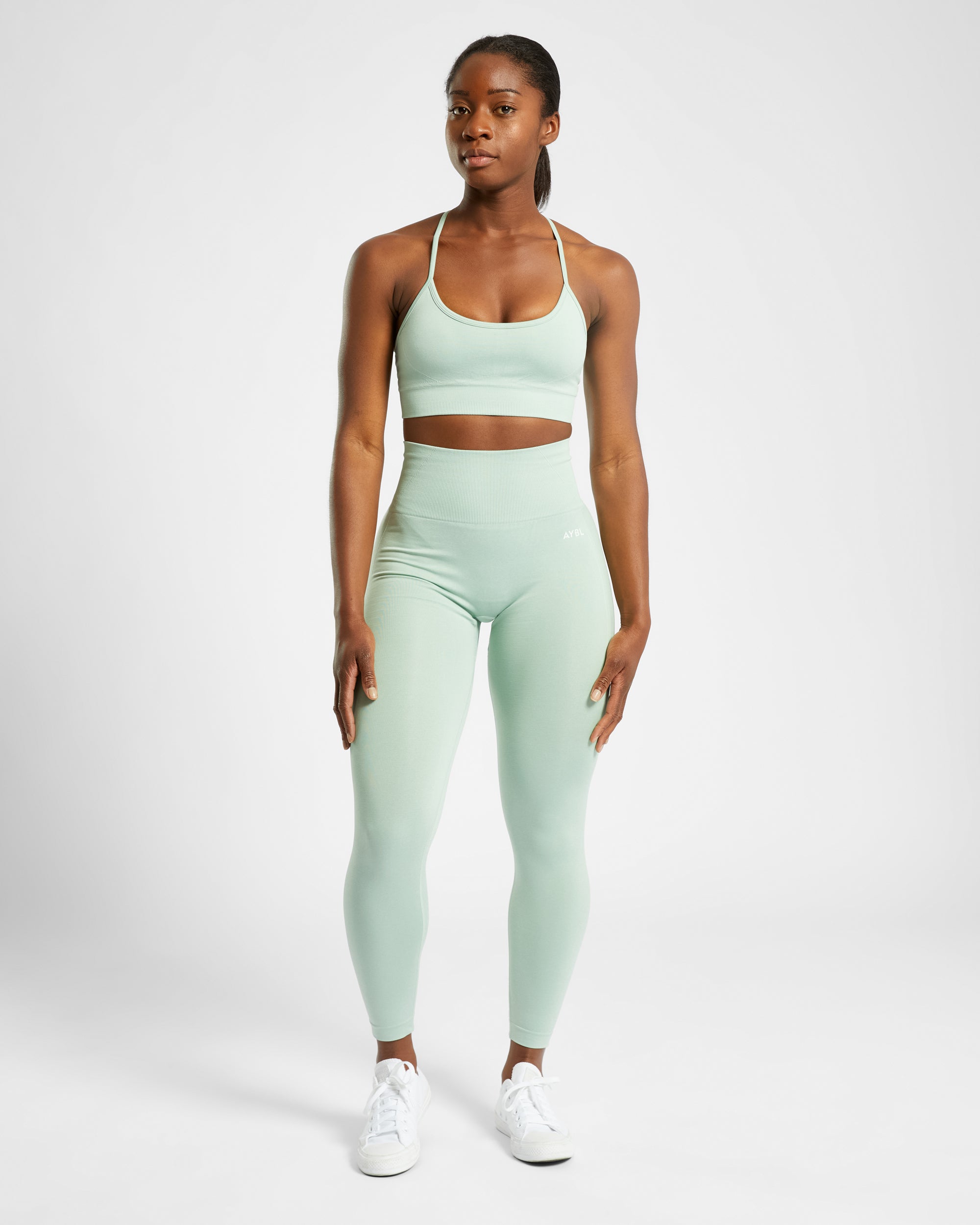 Empower Seamless Leggings - Spring Grün Marl