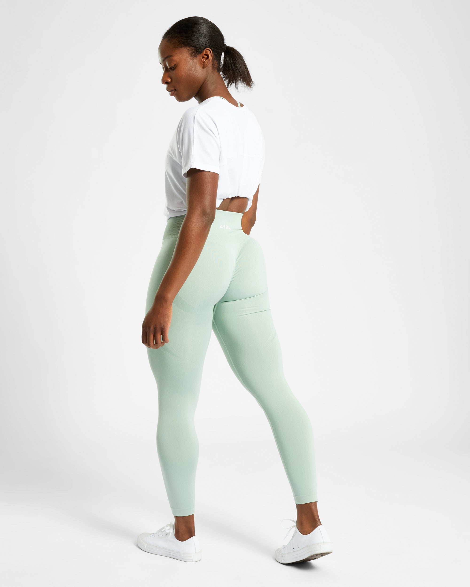 Empower Seamless Leggings - Spring Grün Marl