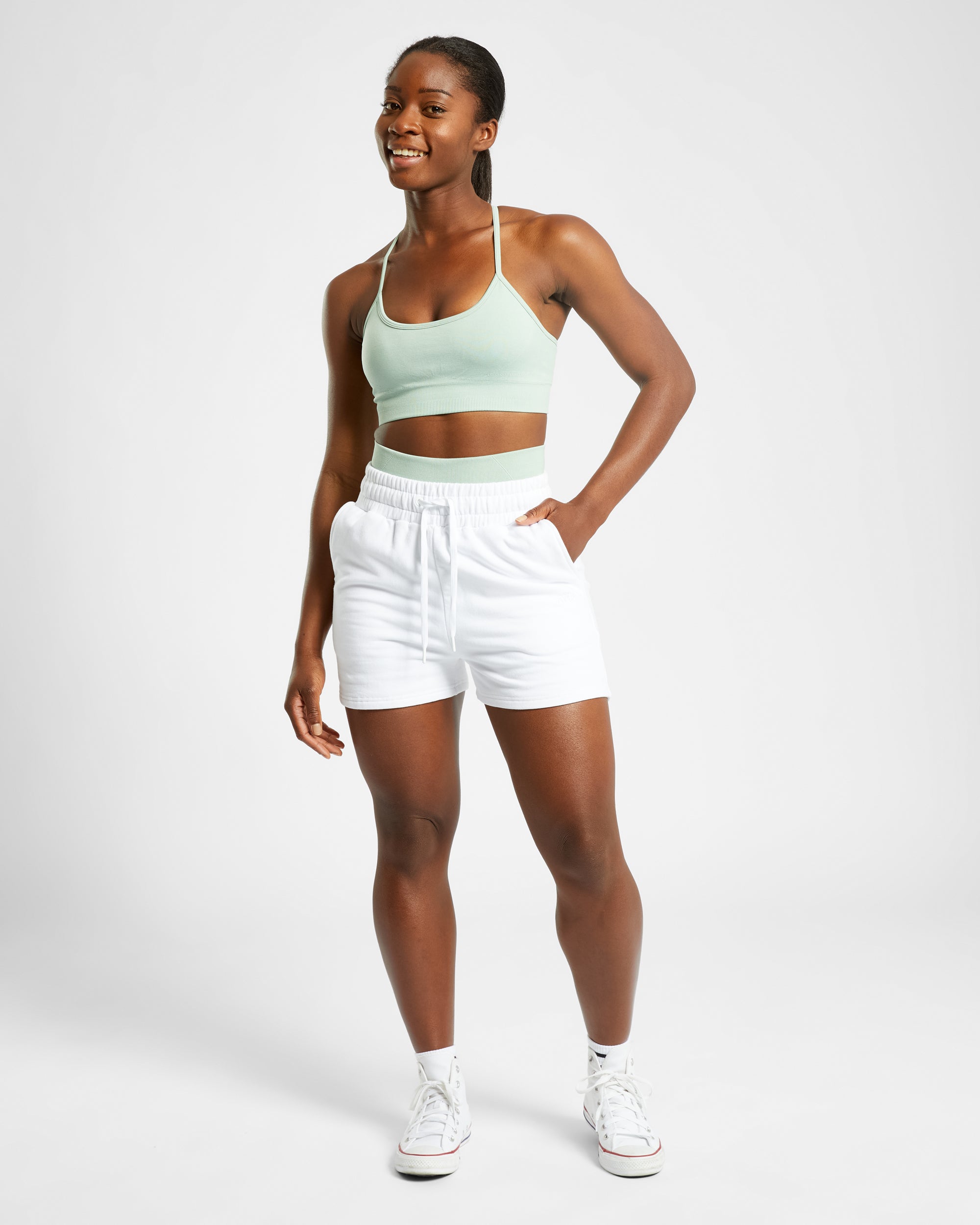 Empower Seamless Sports Bra - Spring Grün Marl