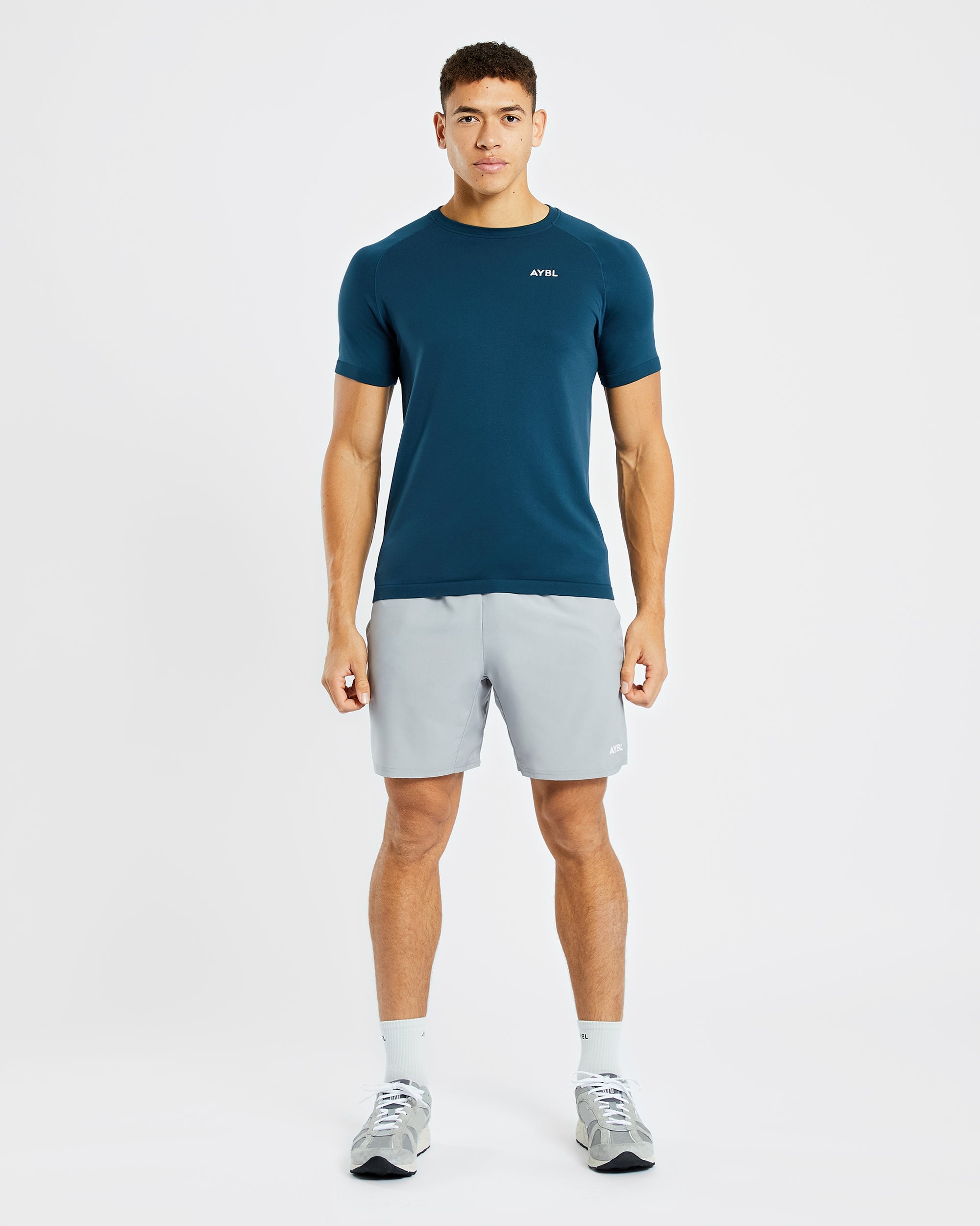 Ascend Seamless T Shirt - Marine Blau