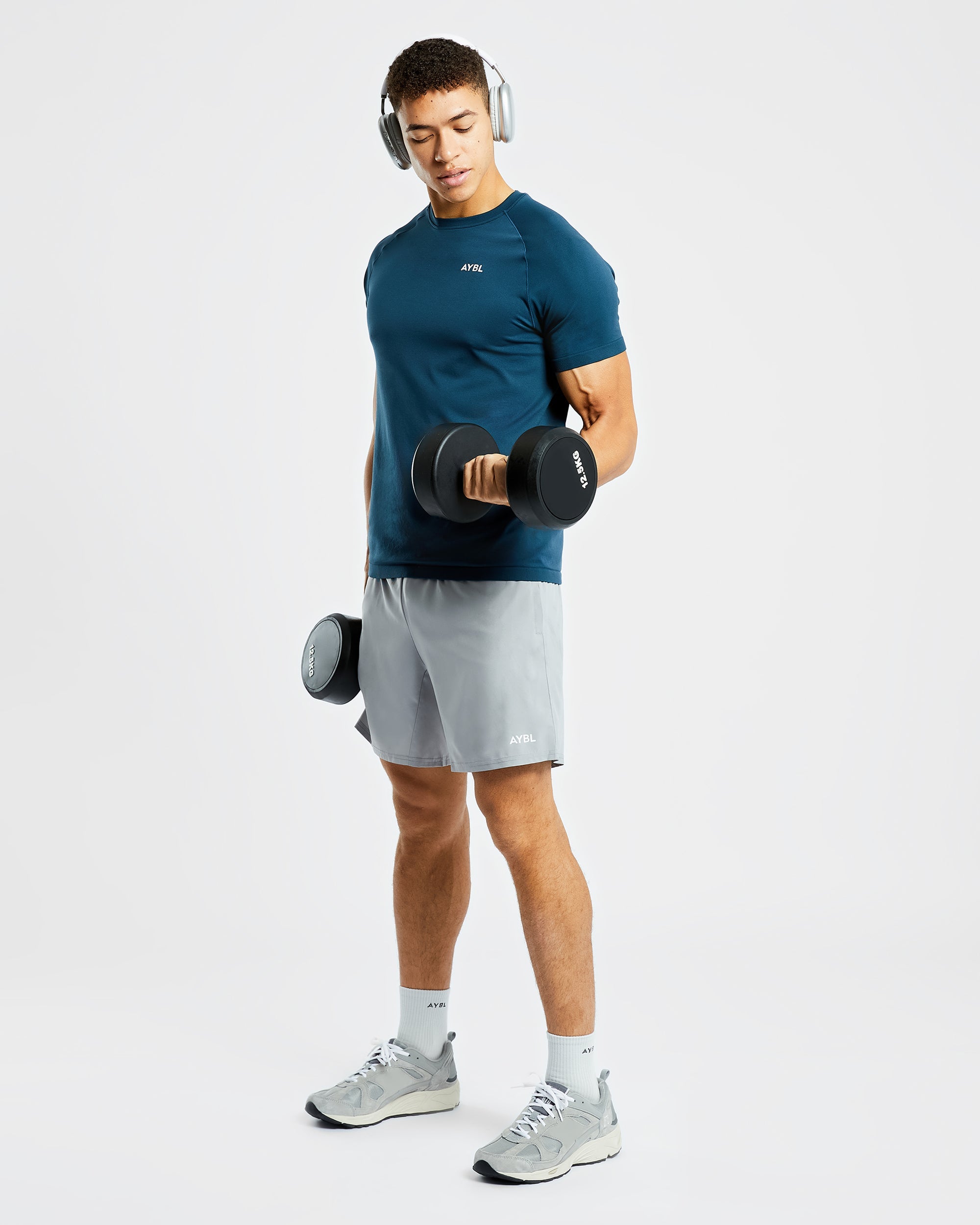 Ascend Seamless T Shirt - Marine Blau