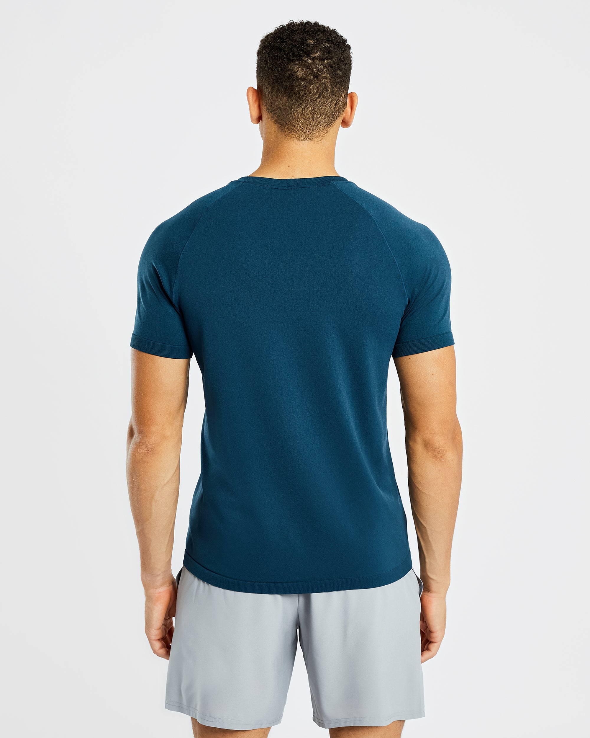 Ascend Seamless T Shirt - Marine Blau