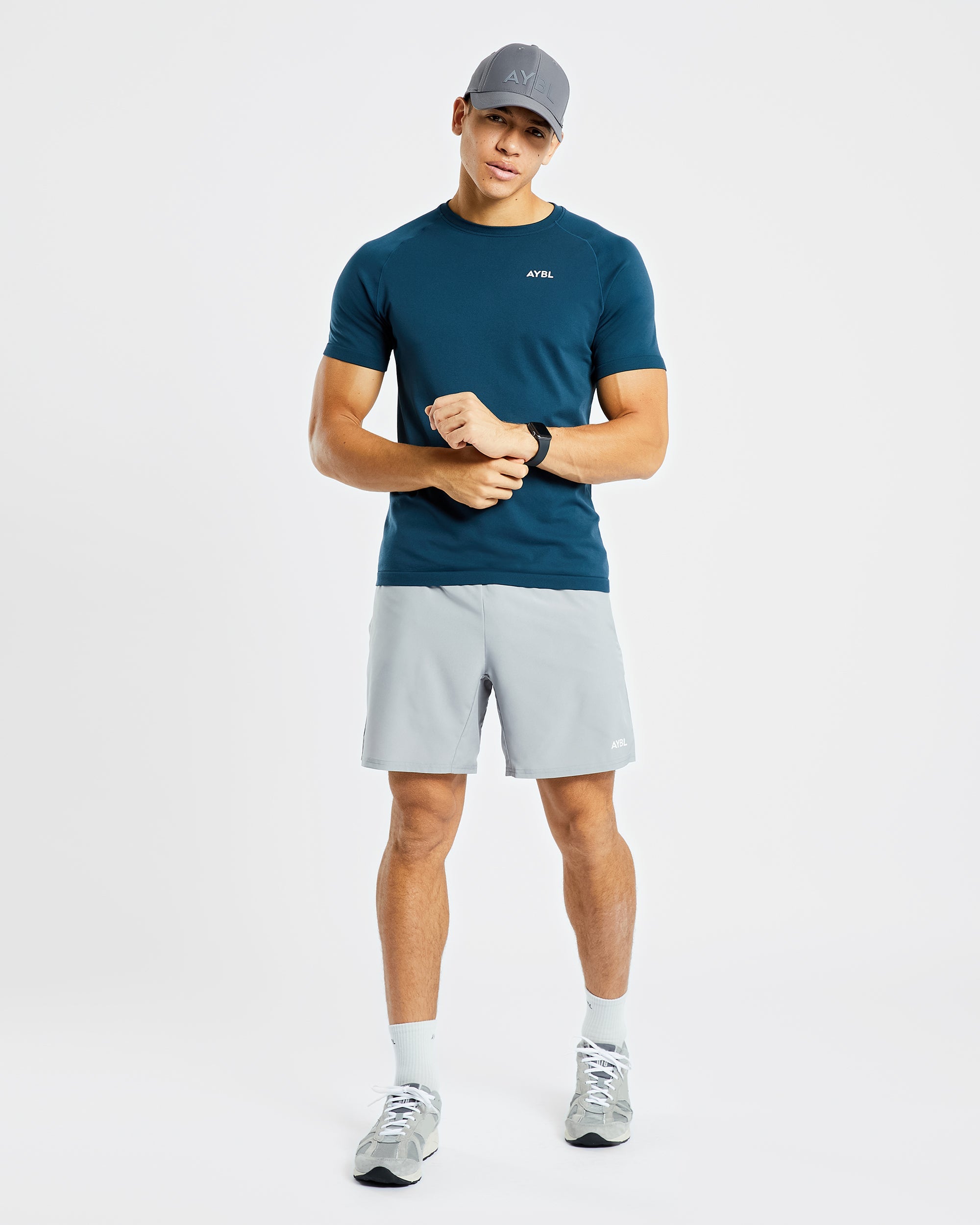 Ascend Seamless T Shirt - Marine Blau