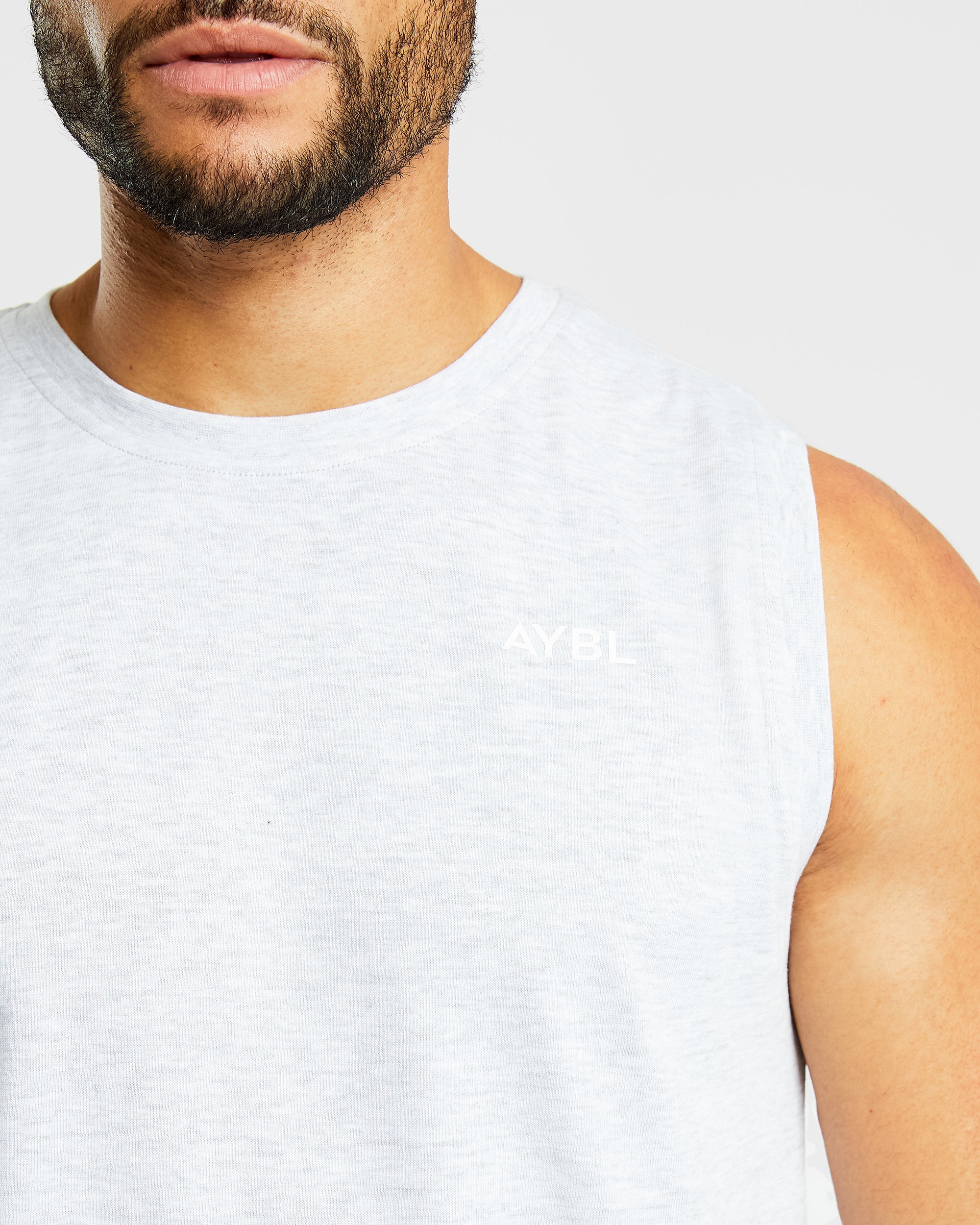 Essential Tank - Light Grau Marl