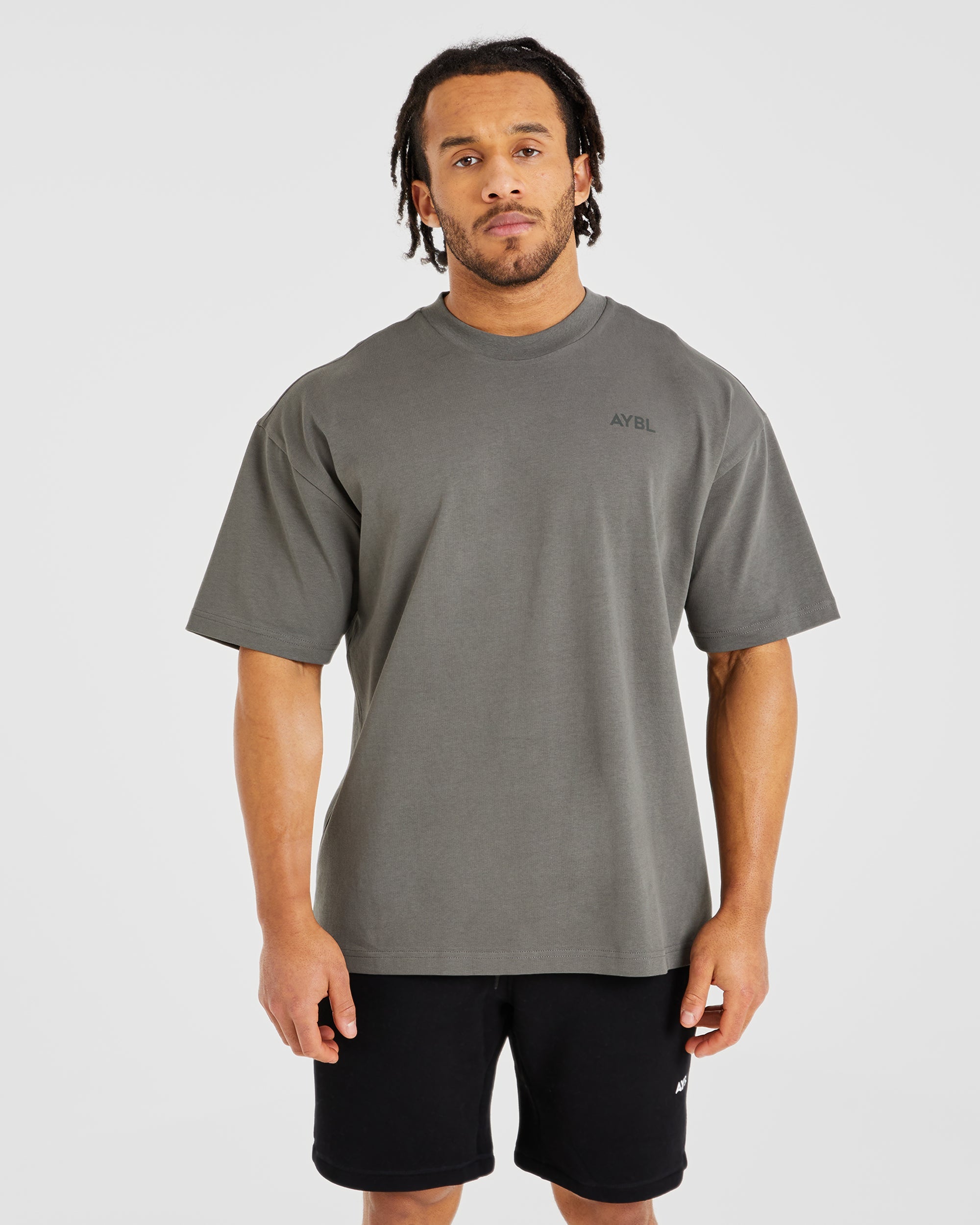 Essential Oversized T Shirt - Charcoal