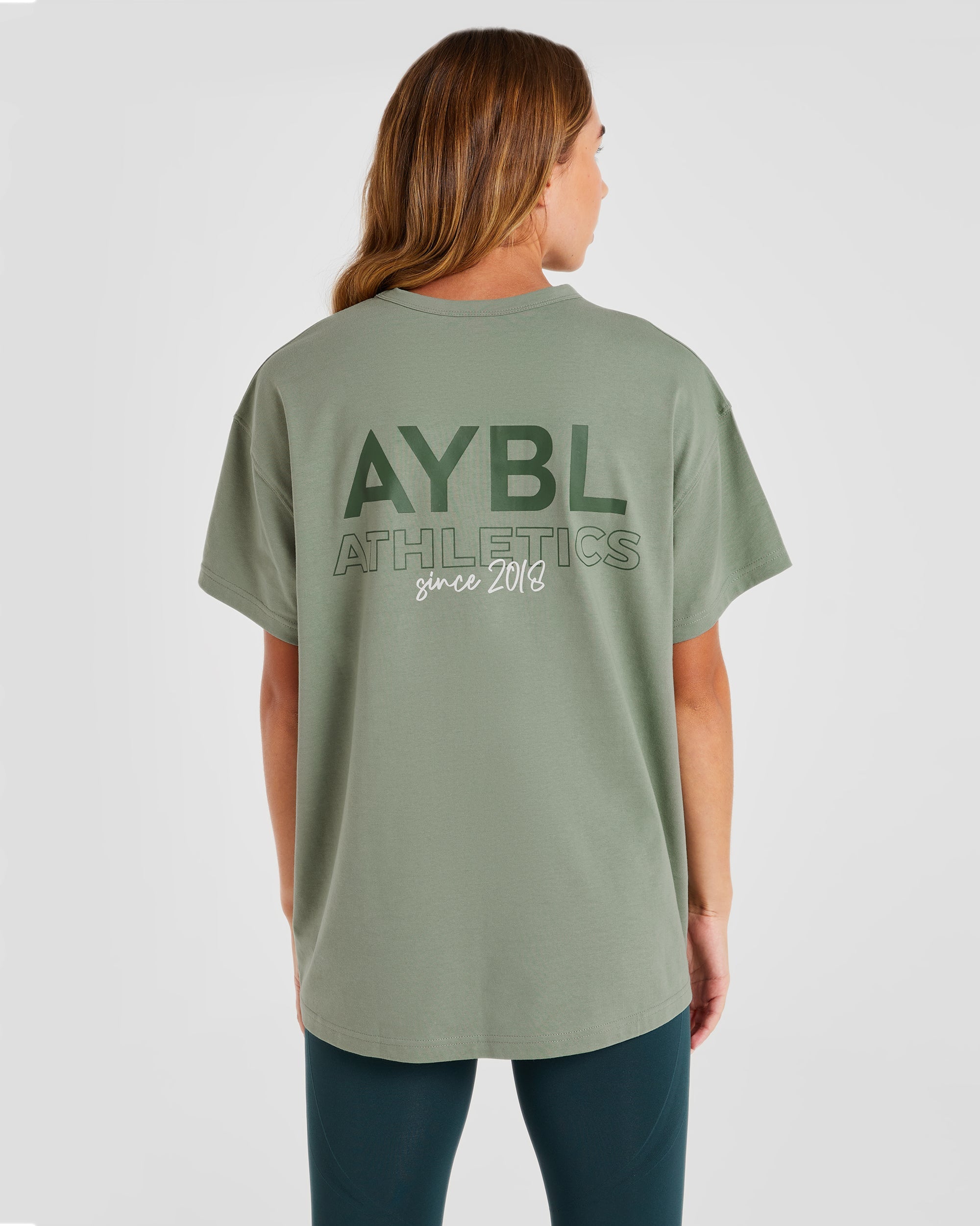 AYBL Athletics Oversized T Shirt - Grün