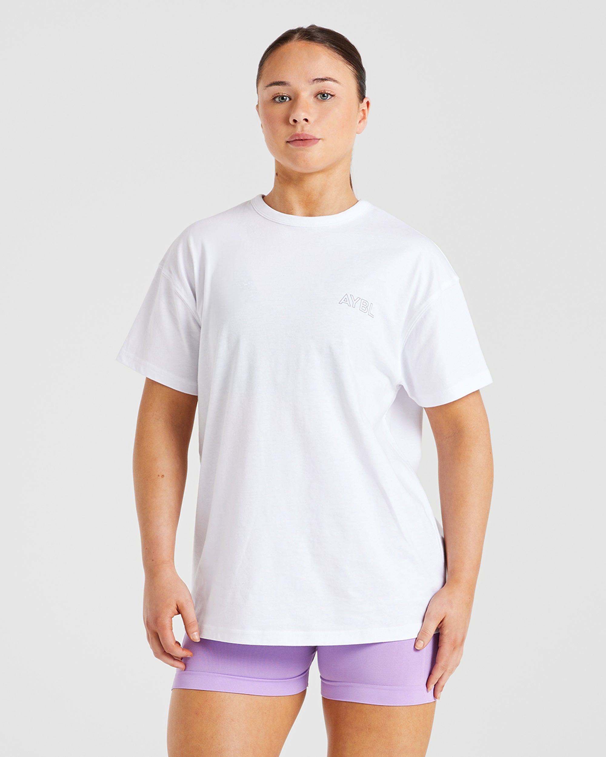 AYBL Athletics Oversized T Shirt - Weiß