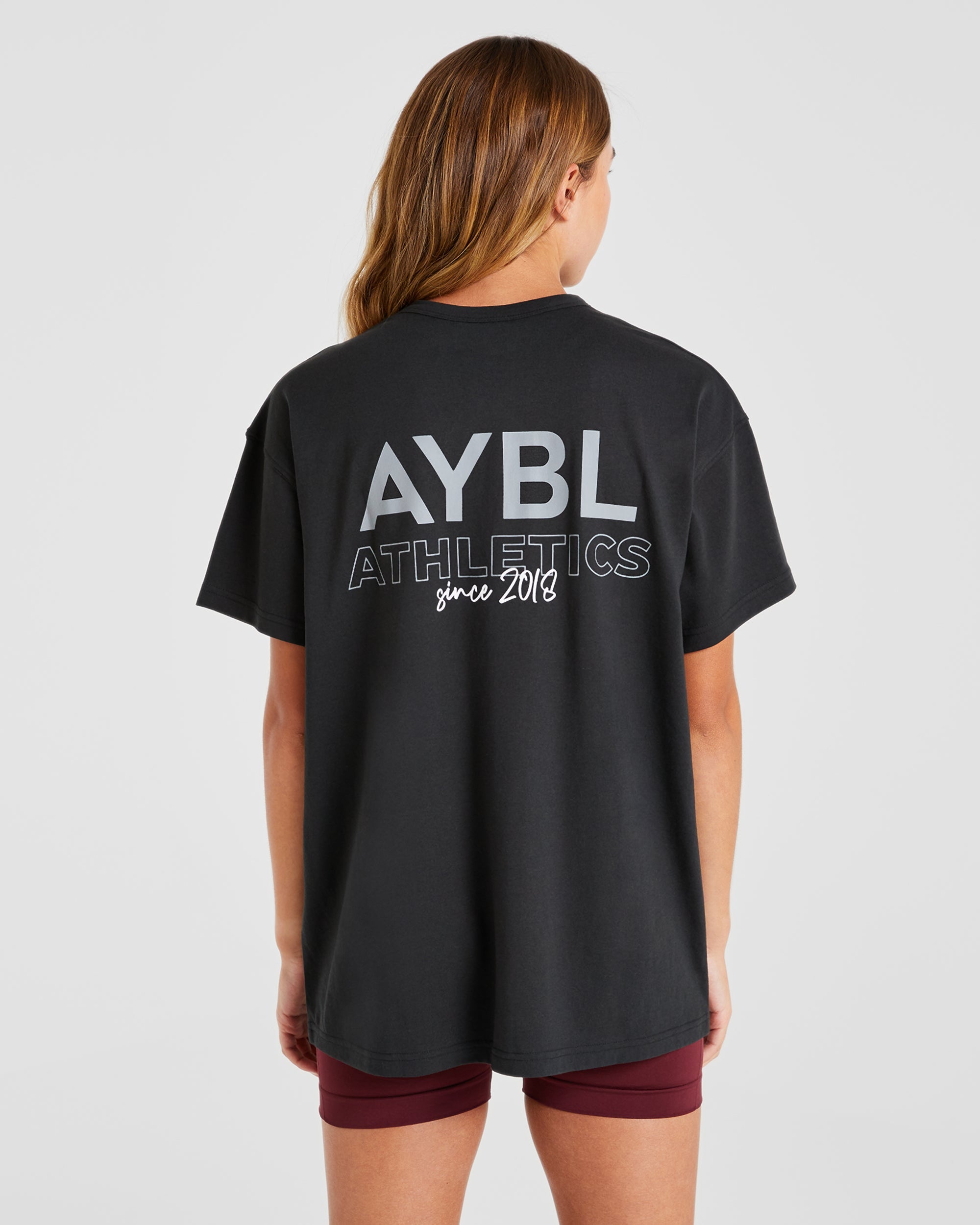 AYBL Athletics Oversized T Shirt - Schwarz