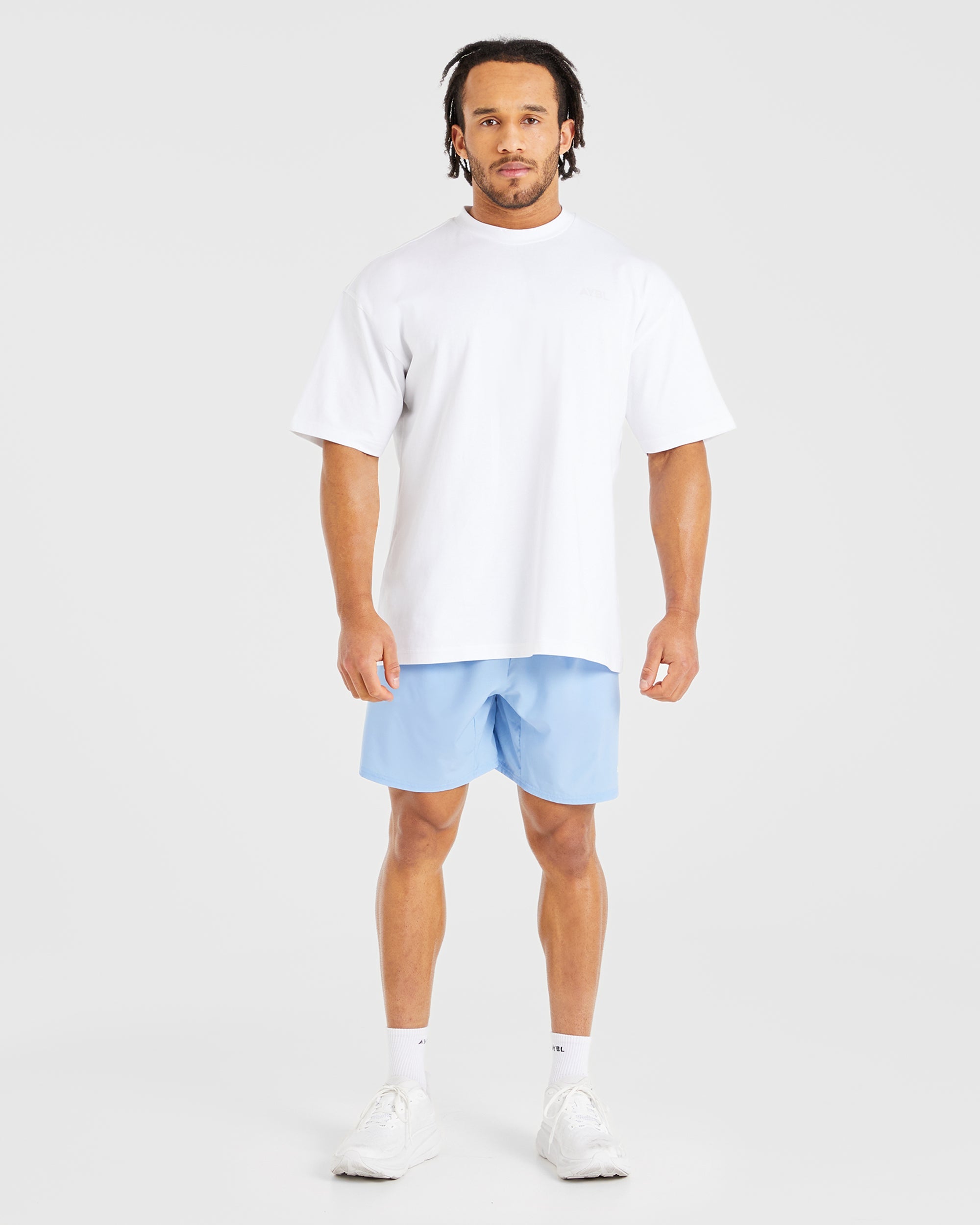 Essential Oversized T Shirt - Weiß