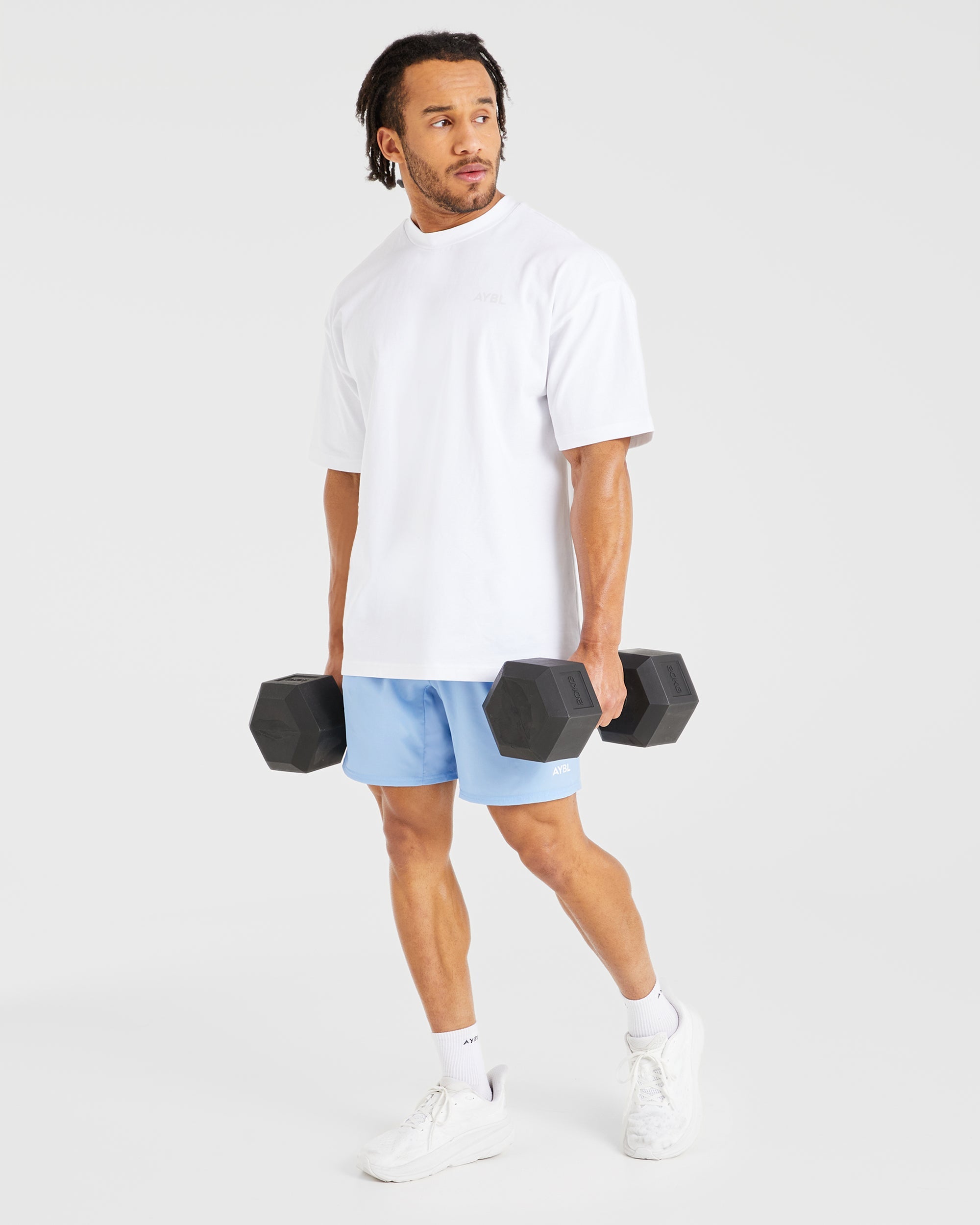 Essential Oversized T Shirt - Weiß