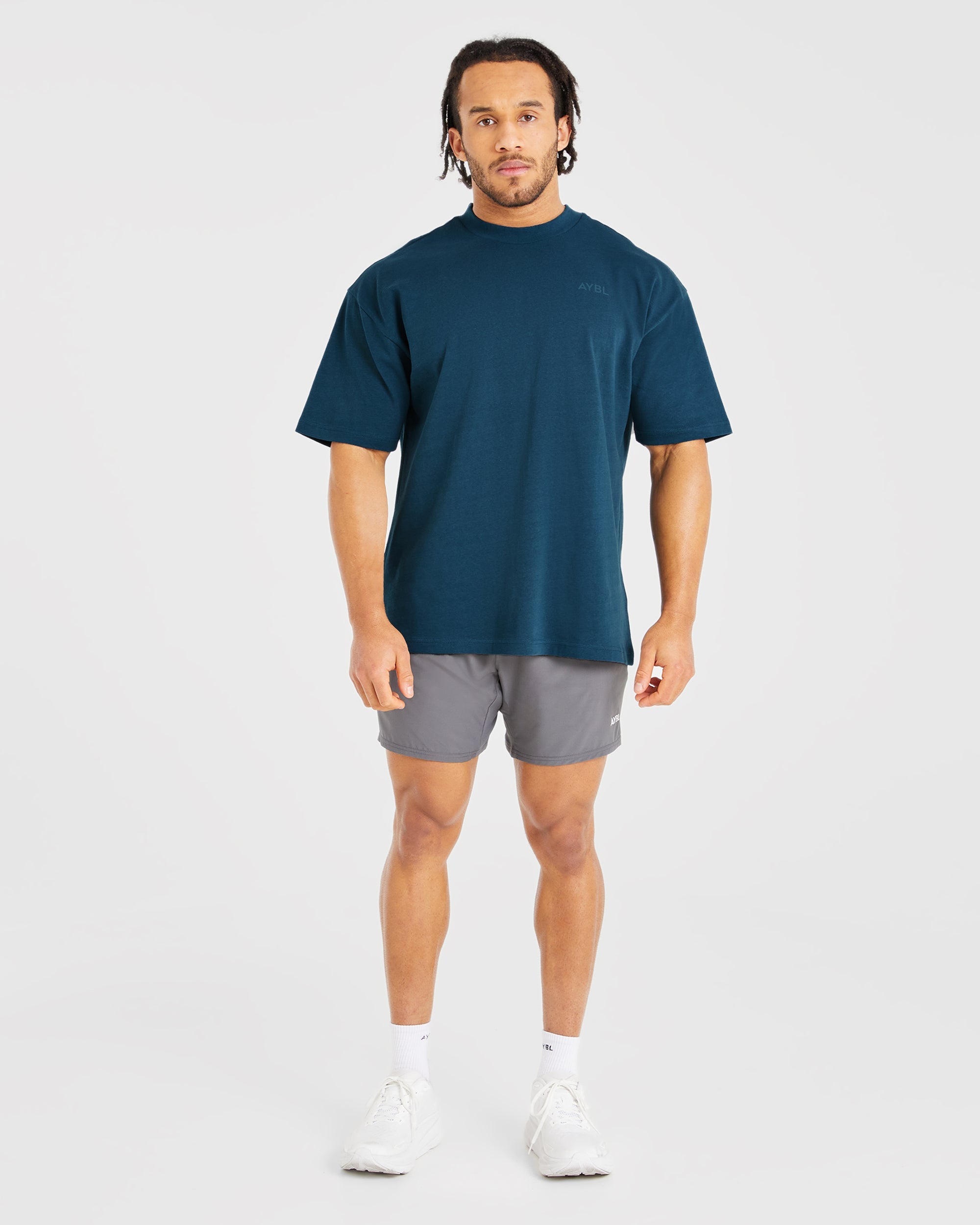 Essential Oversized T Shirt - Marine Blau