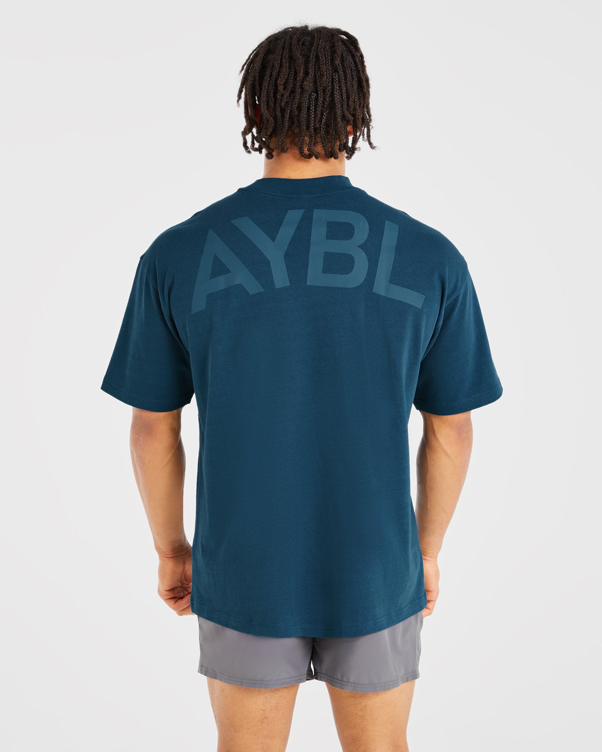 Essential Oversized T Shirt - Marine Blau