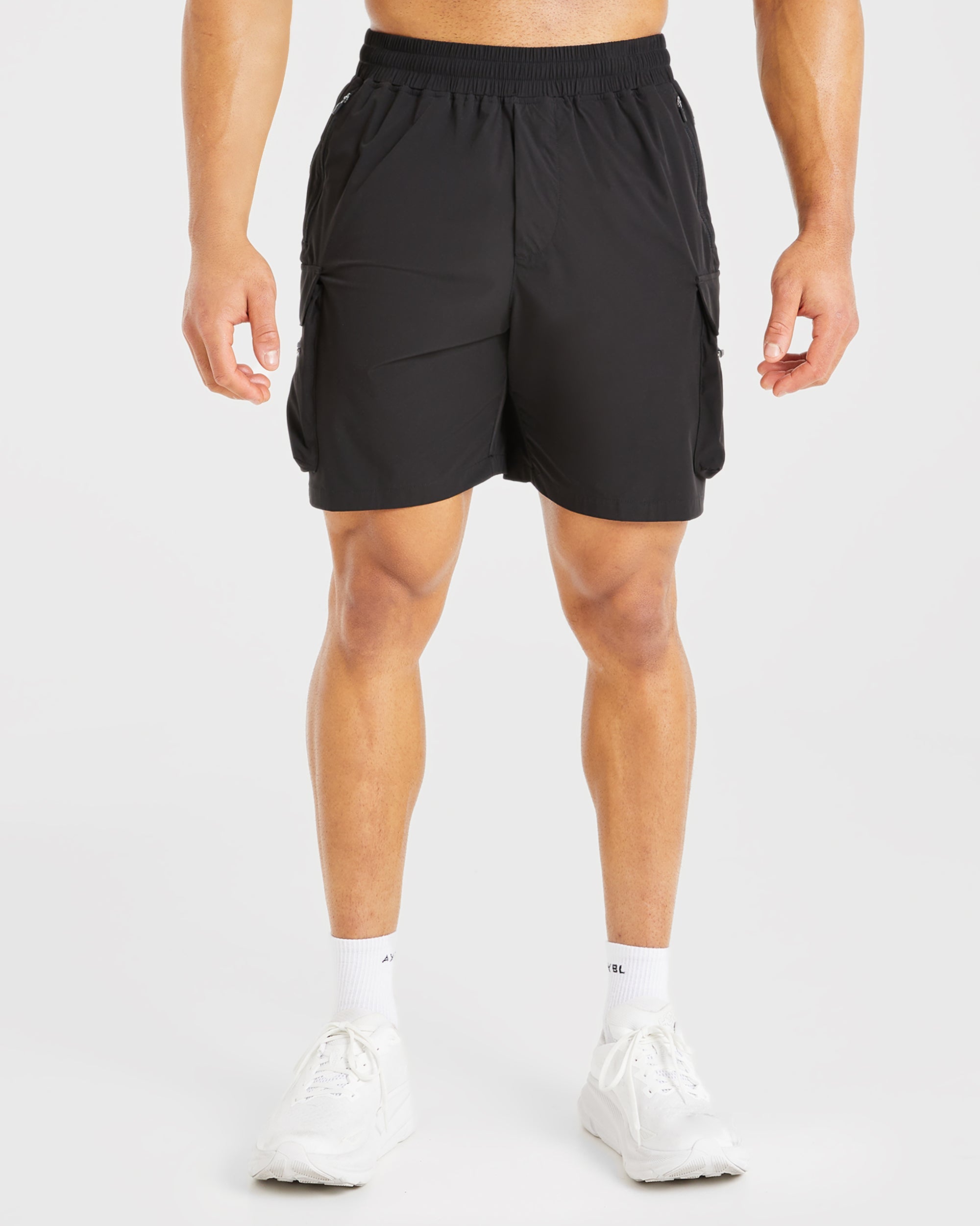 Sport Cargo Shorts - Schwarz