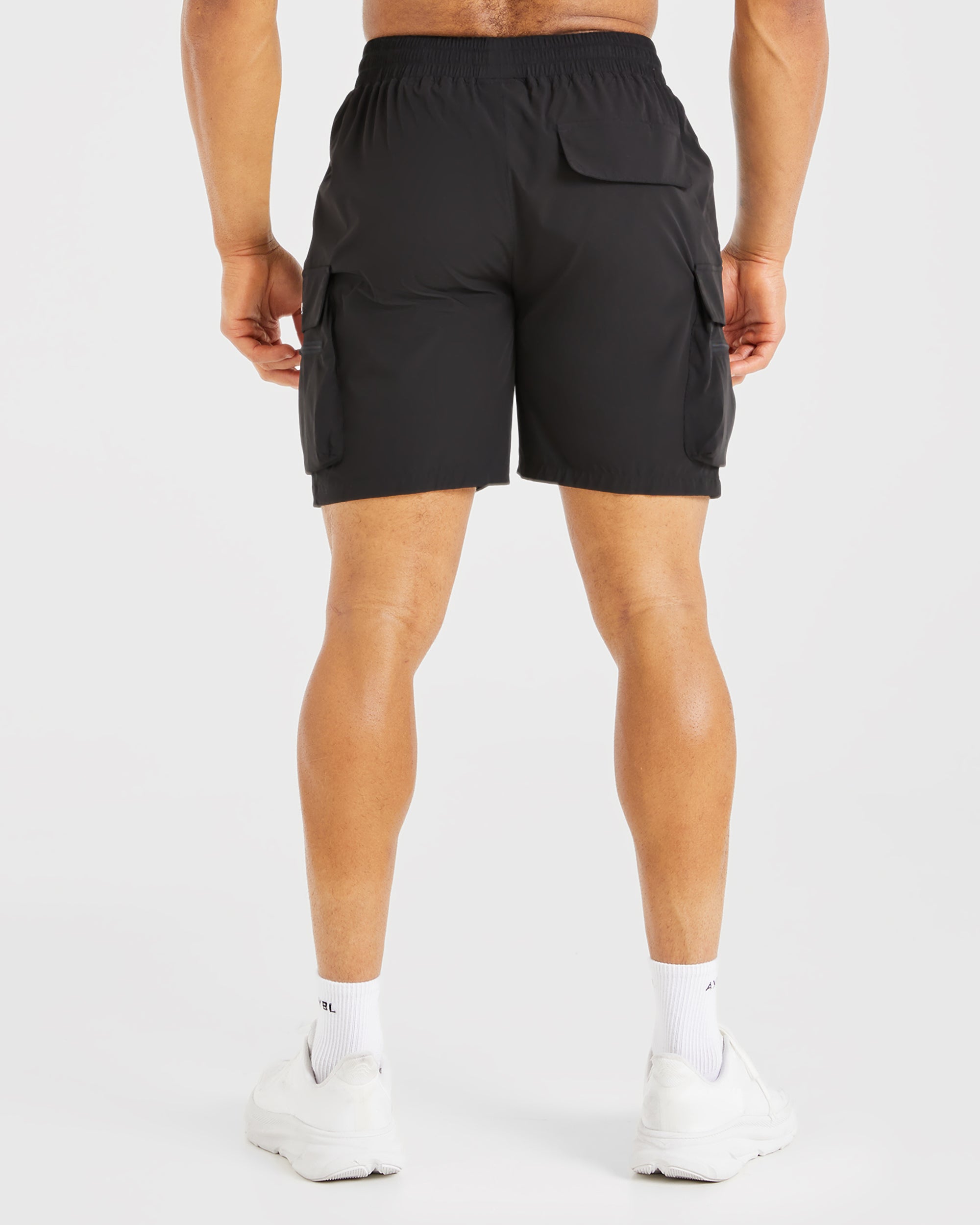 Sport Cargo Shorts - Schwarz