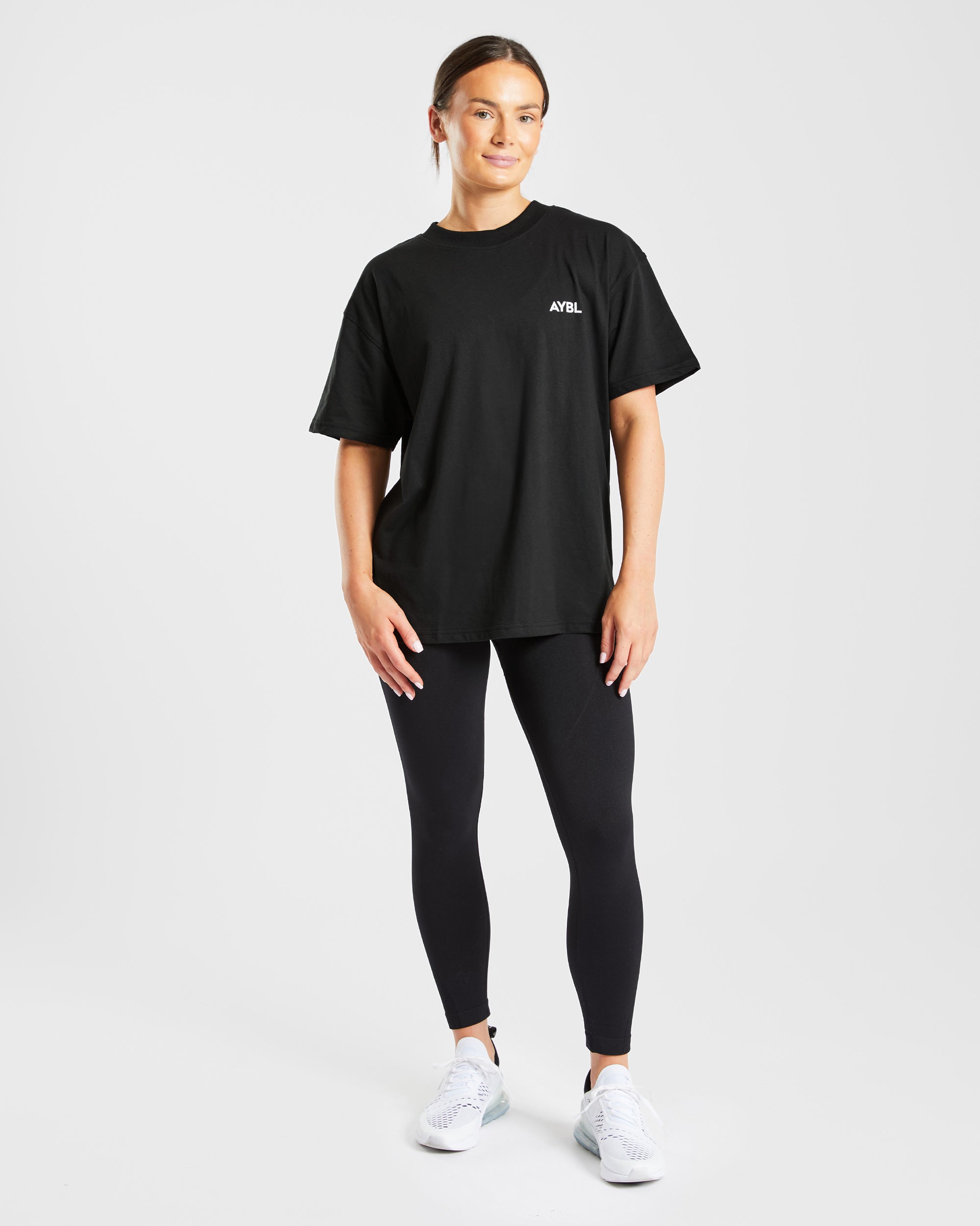 AYBL Club Oversized T Shirt - Schwarz
