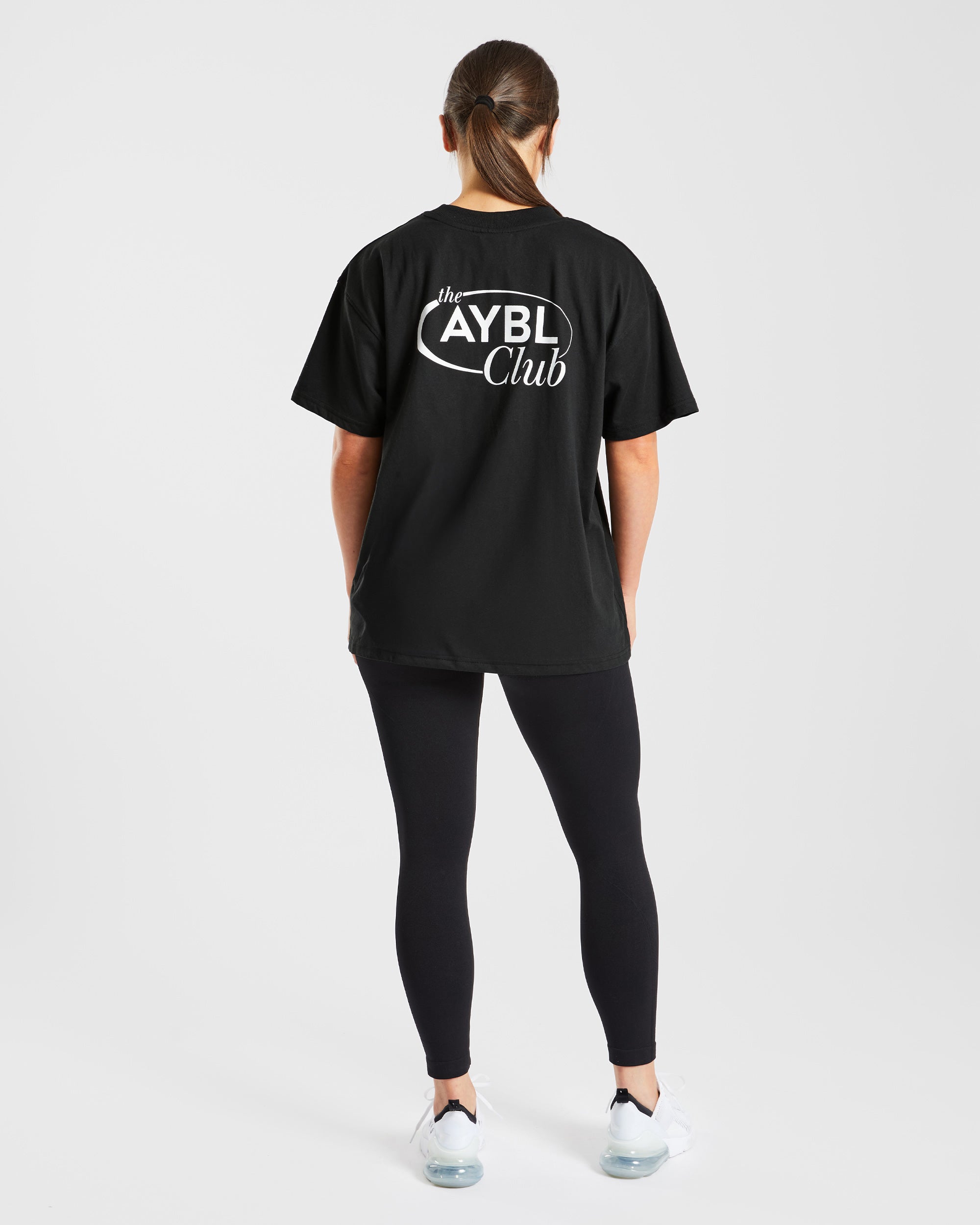 AYBL Club Oversized T Shirt - Schwarz