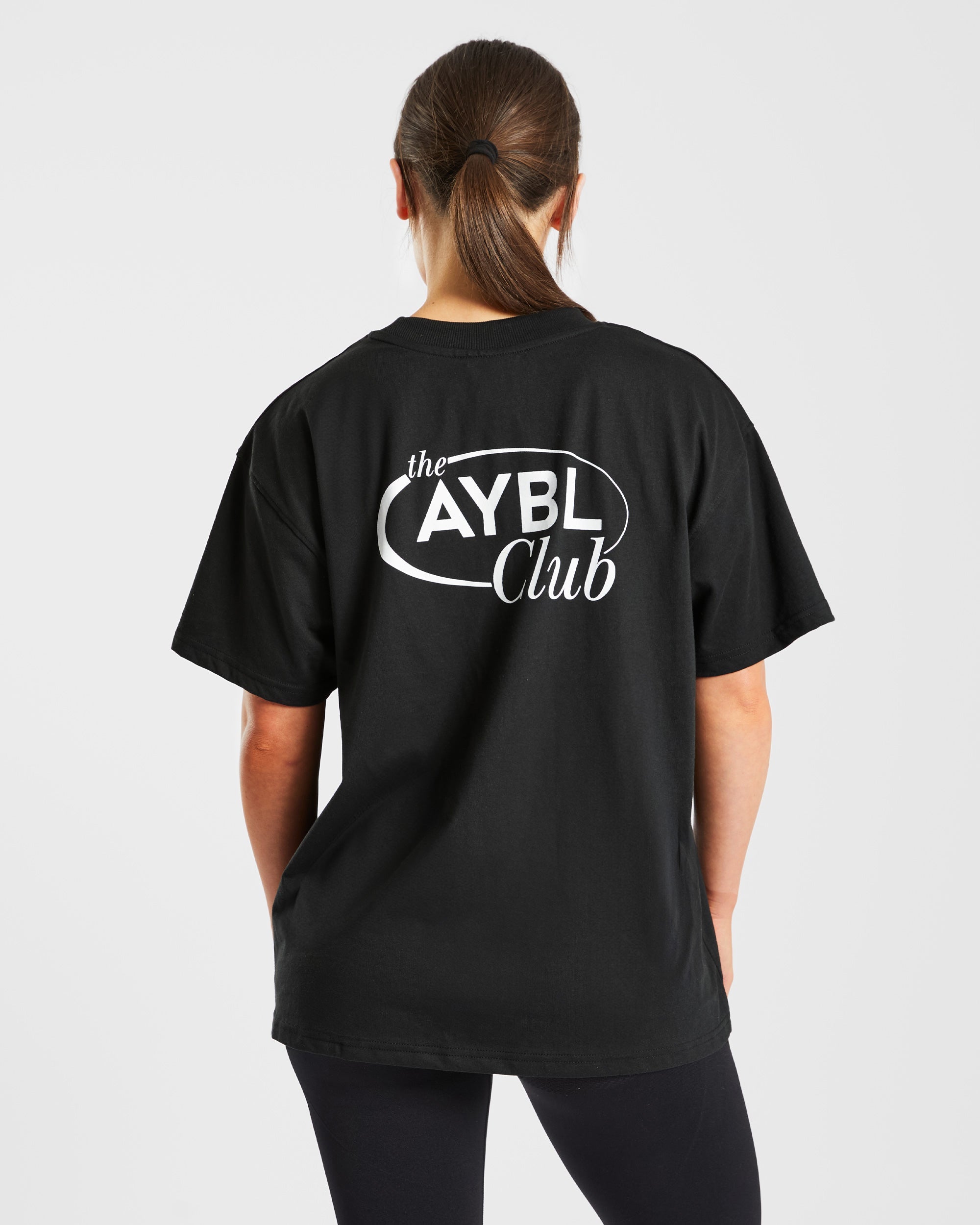 AYBL Club Oversized T Shirt - Schwarz