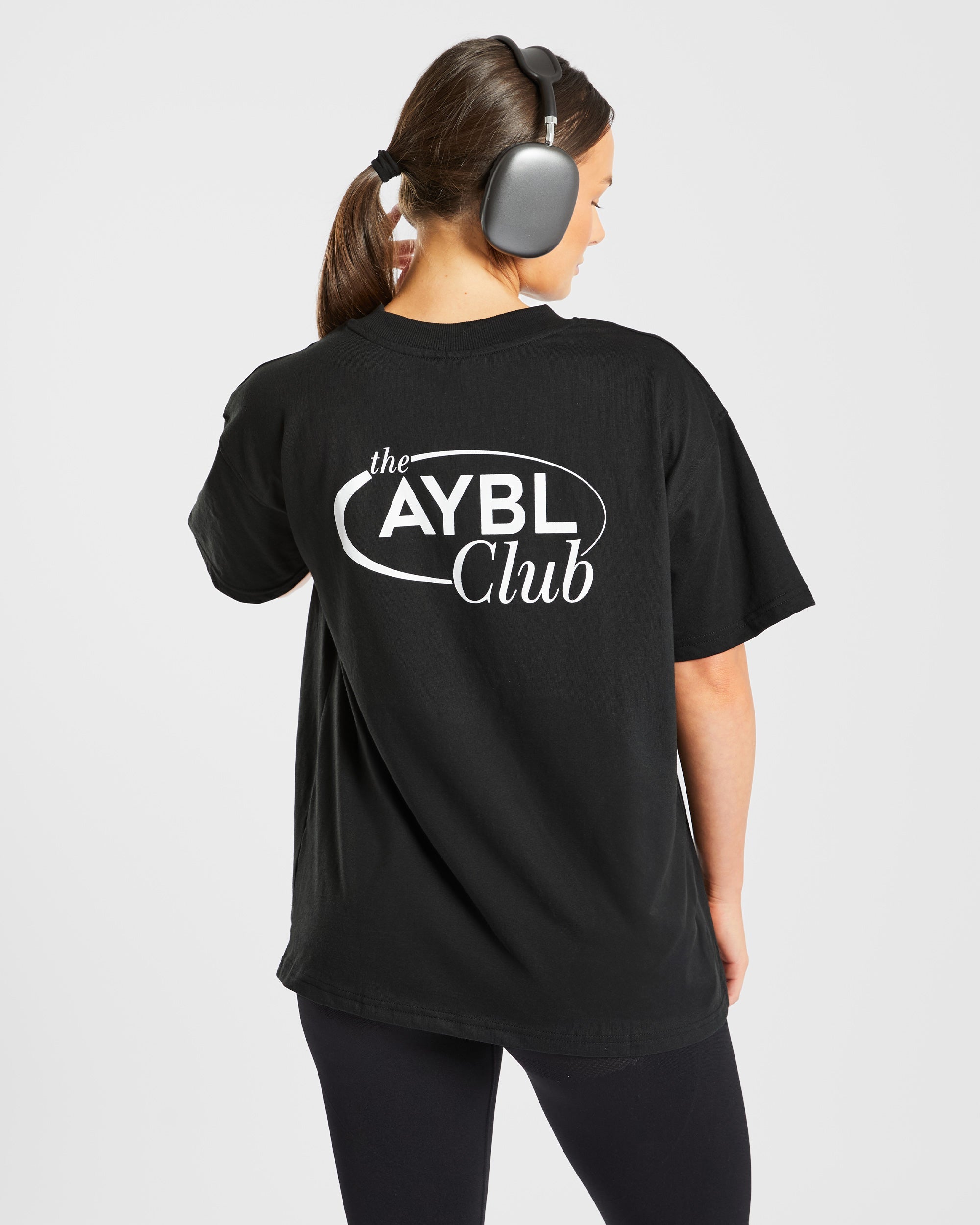 AYBL Club Oversized T Shirt - Schwarz