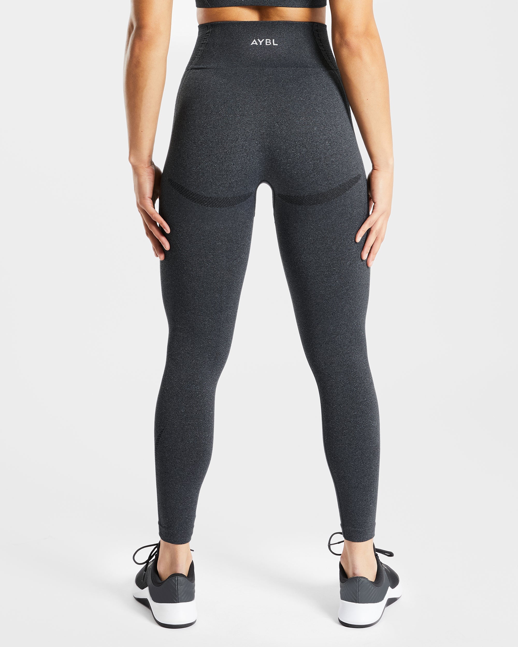 Balance V2 Seamless Leggings - Speckle Schwarz