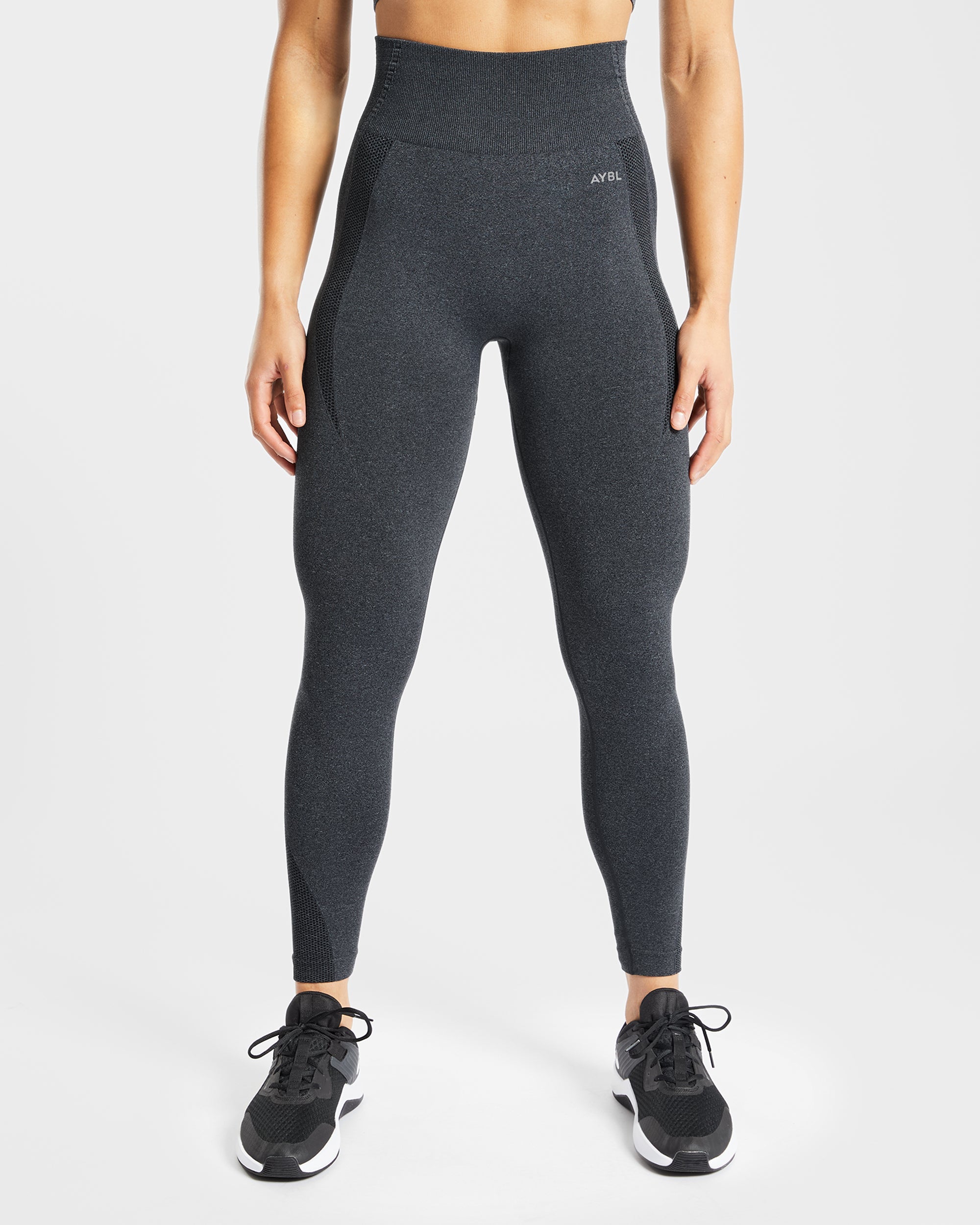 Balance V2 Seamless Leggings - Speckle Schwarz