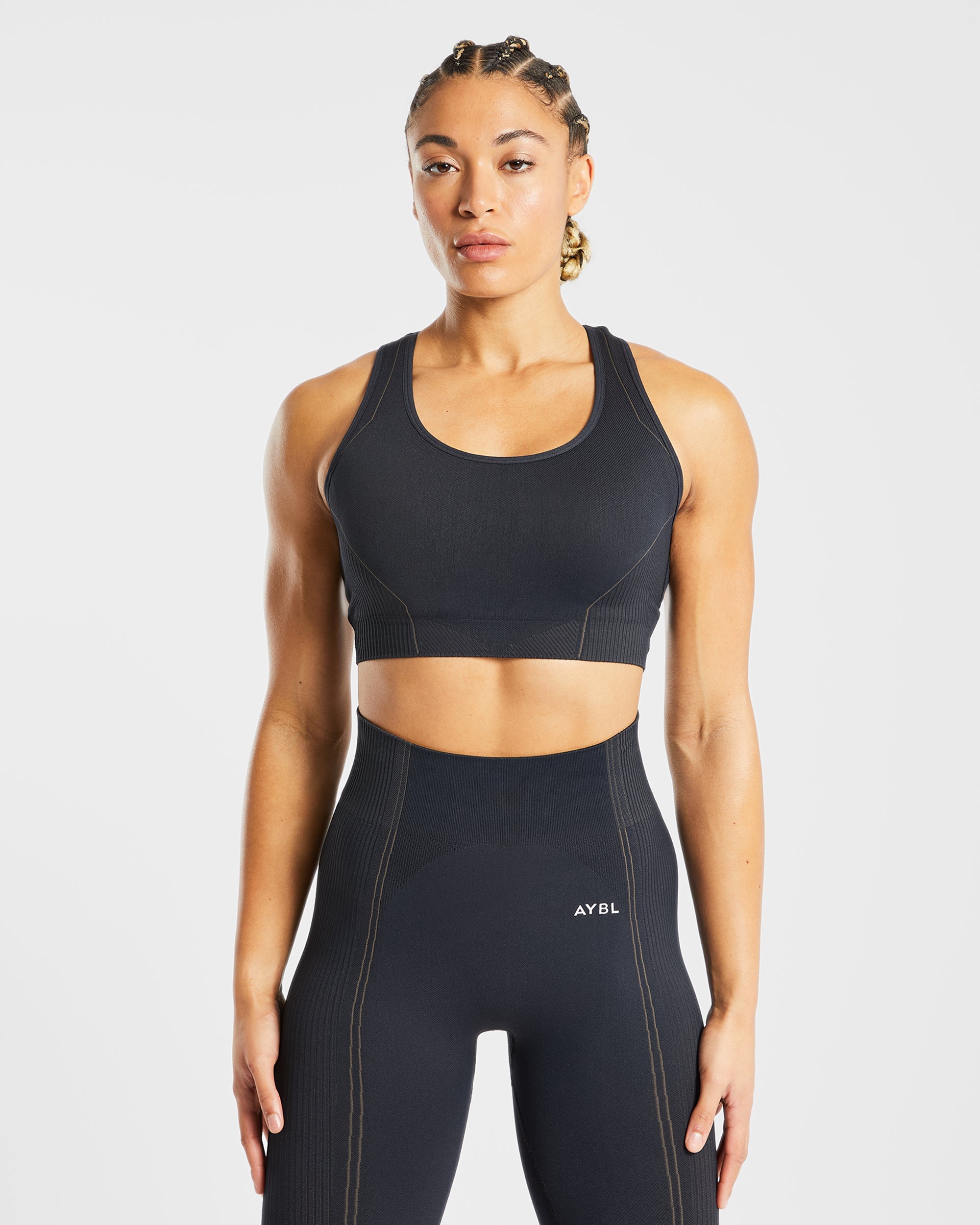 Reflex Seamless Sports Bra - Schwarz