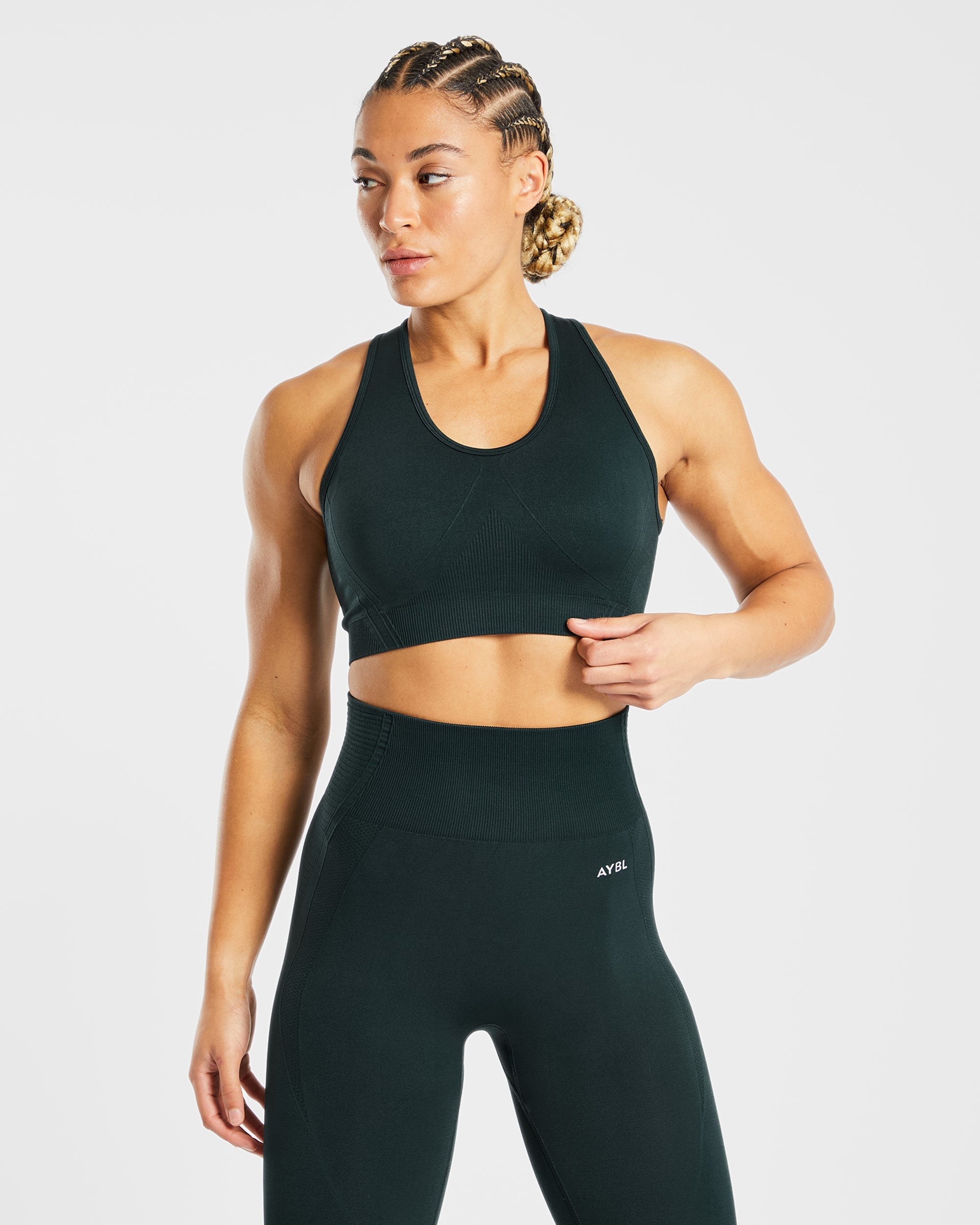 Balance V2 Seamless Sports Bra - Forest Grün