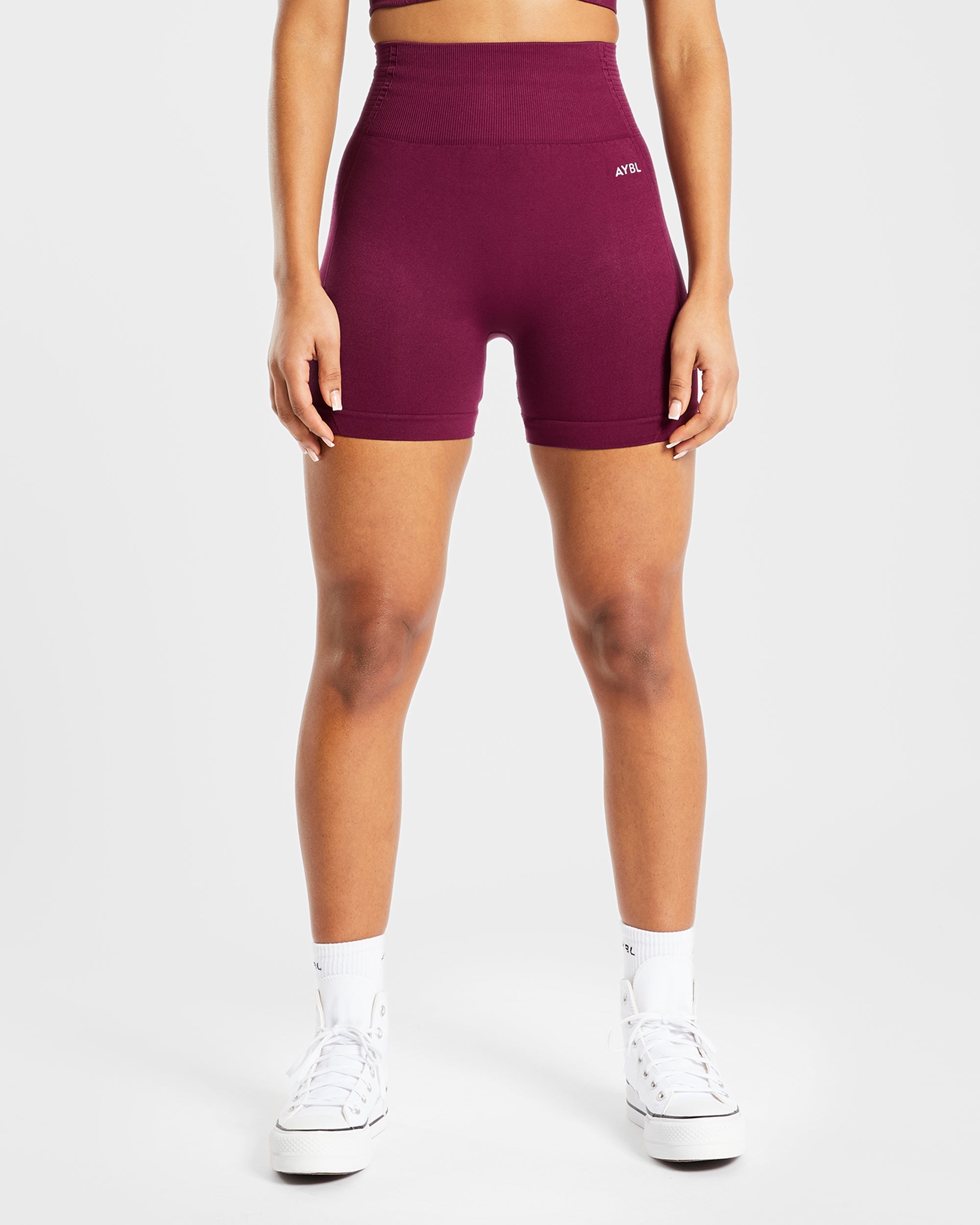 Balance V2 Seamless Shorts - Lila Wine