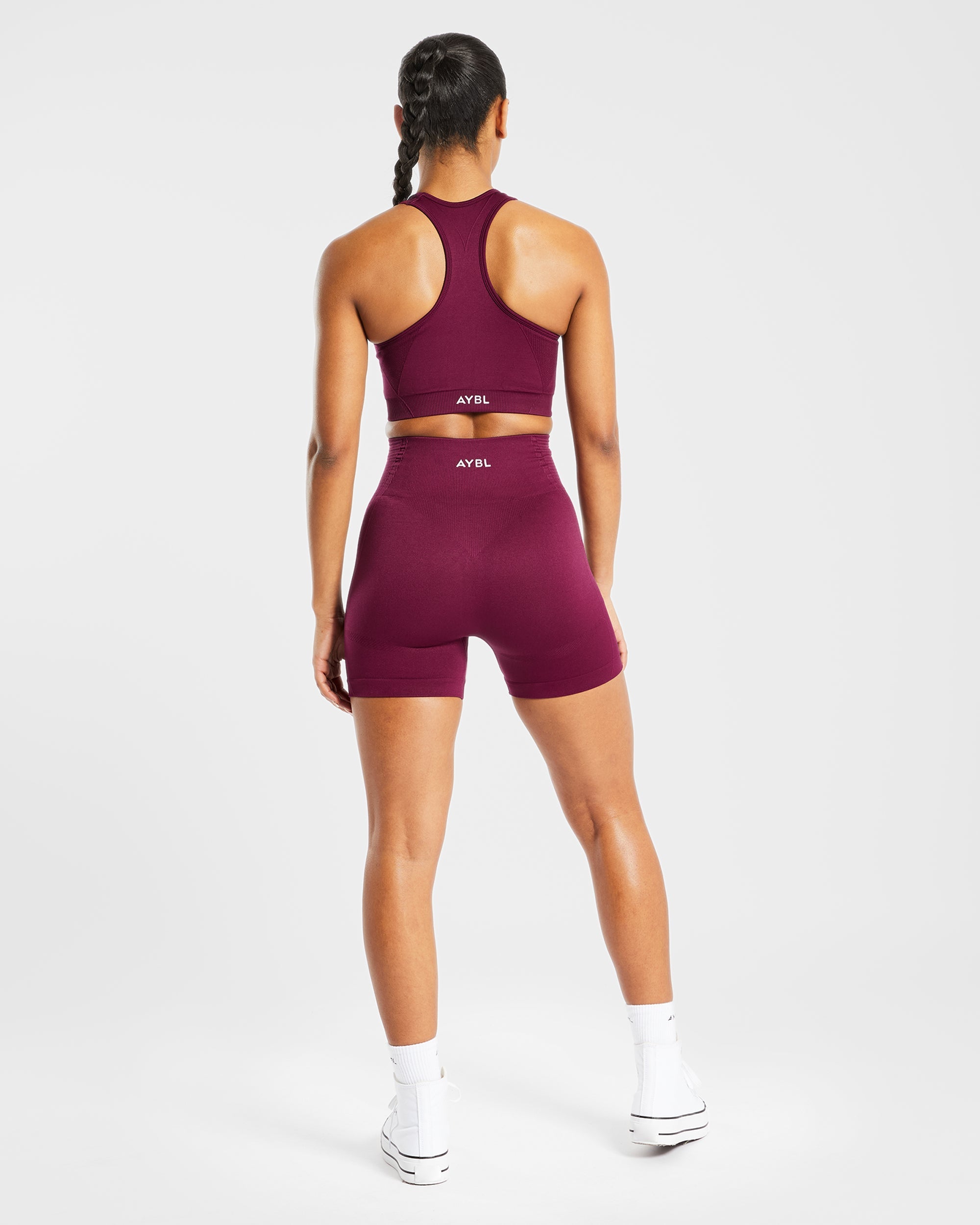 Balance V2 Seamless Shorts - Lila Wine
