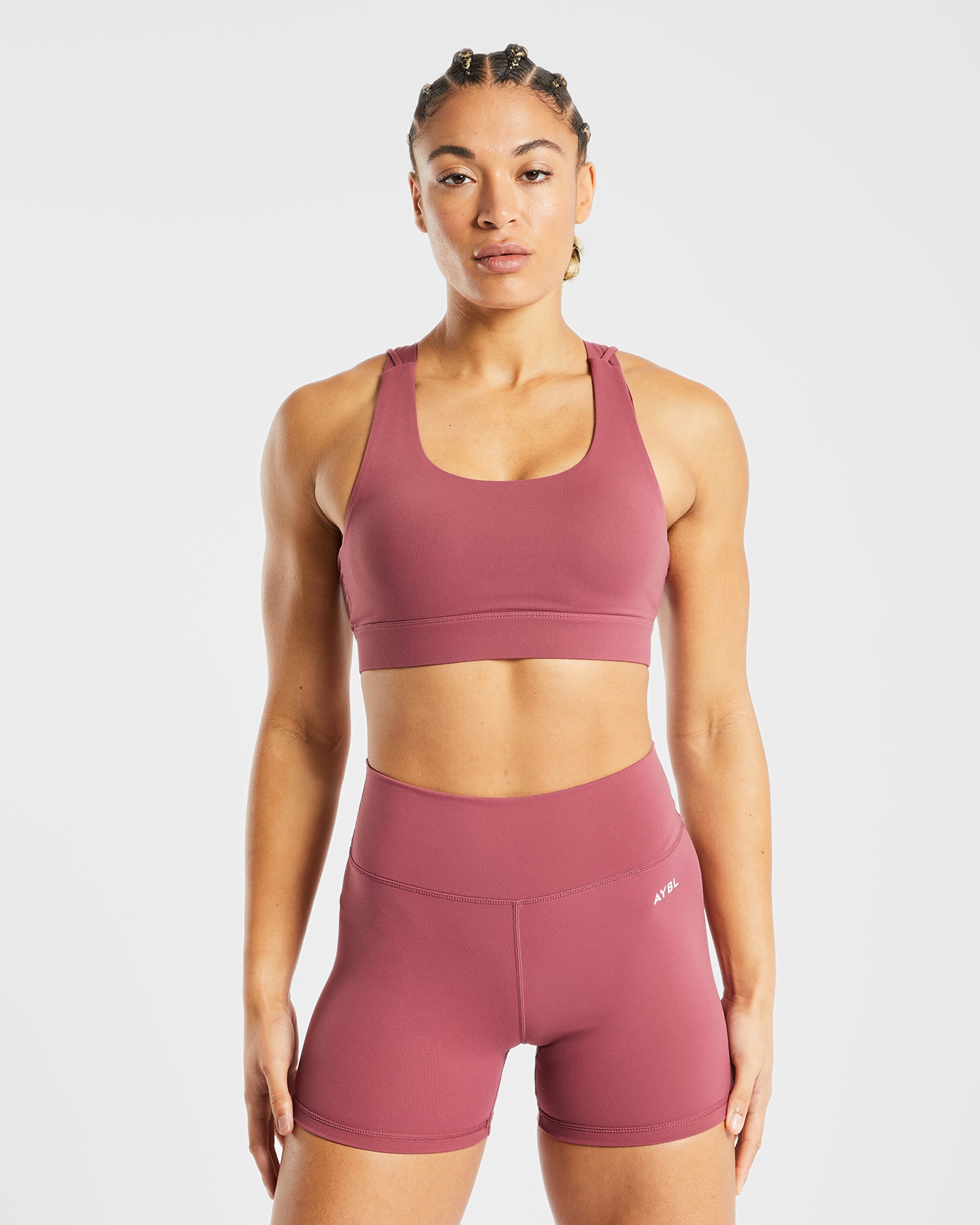 Core Sports Bra - Brick Rot