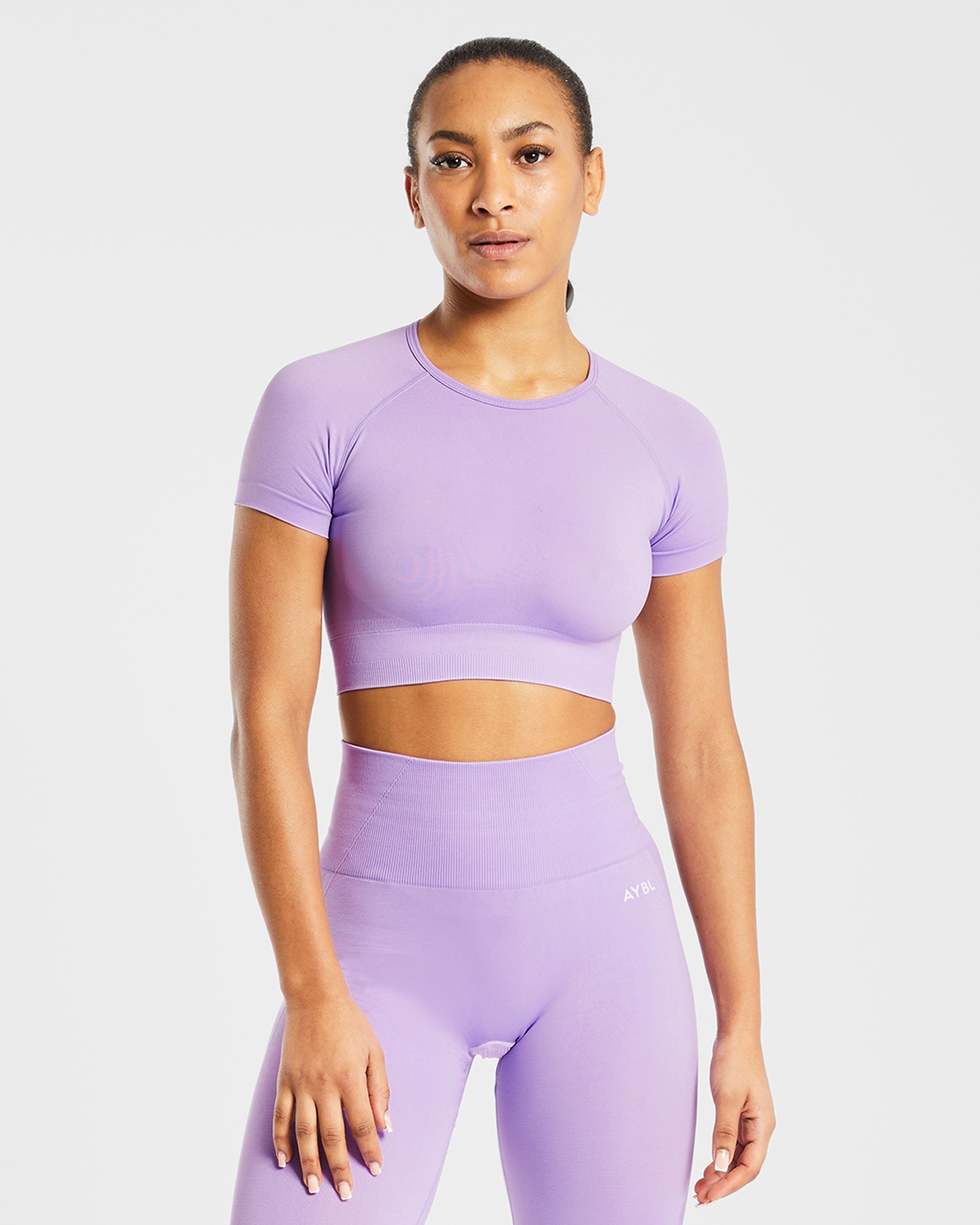 Empower Seamless Crop Top - Lila