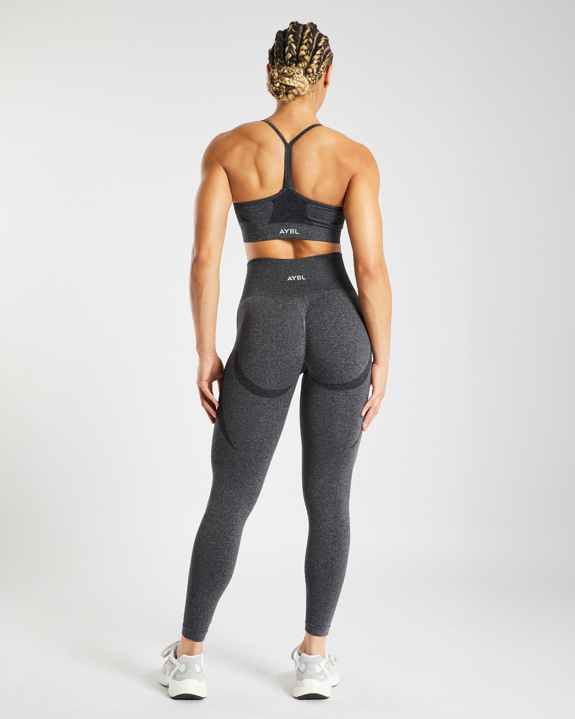 Empower Seamless Sports Bra - Schwarz Marl