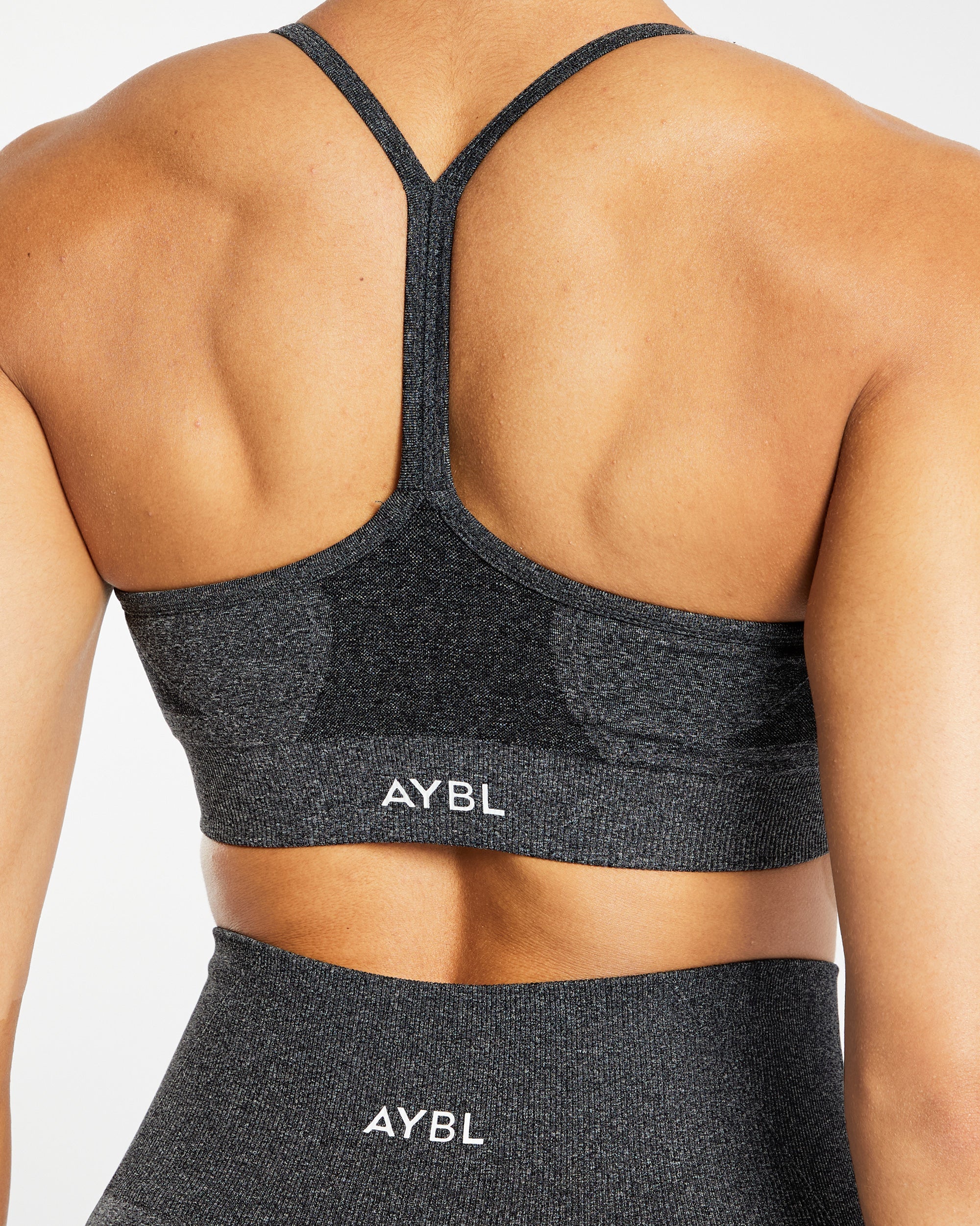 Empower Seamless Sports Bra - Schwarz Marl