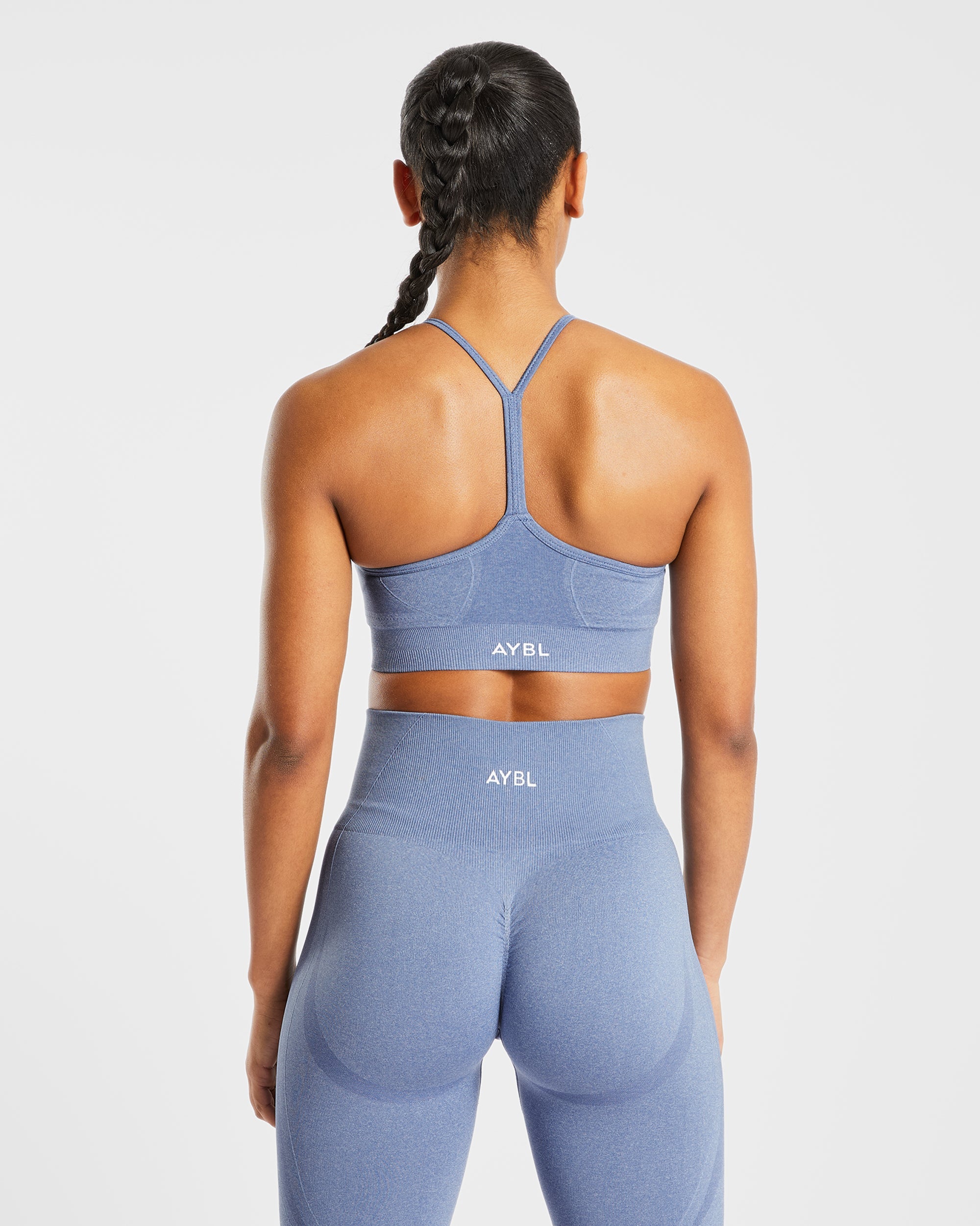 Empower Seamless Sports Bra - Blau Marl