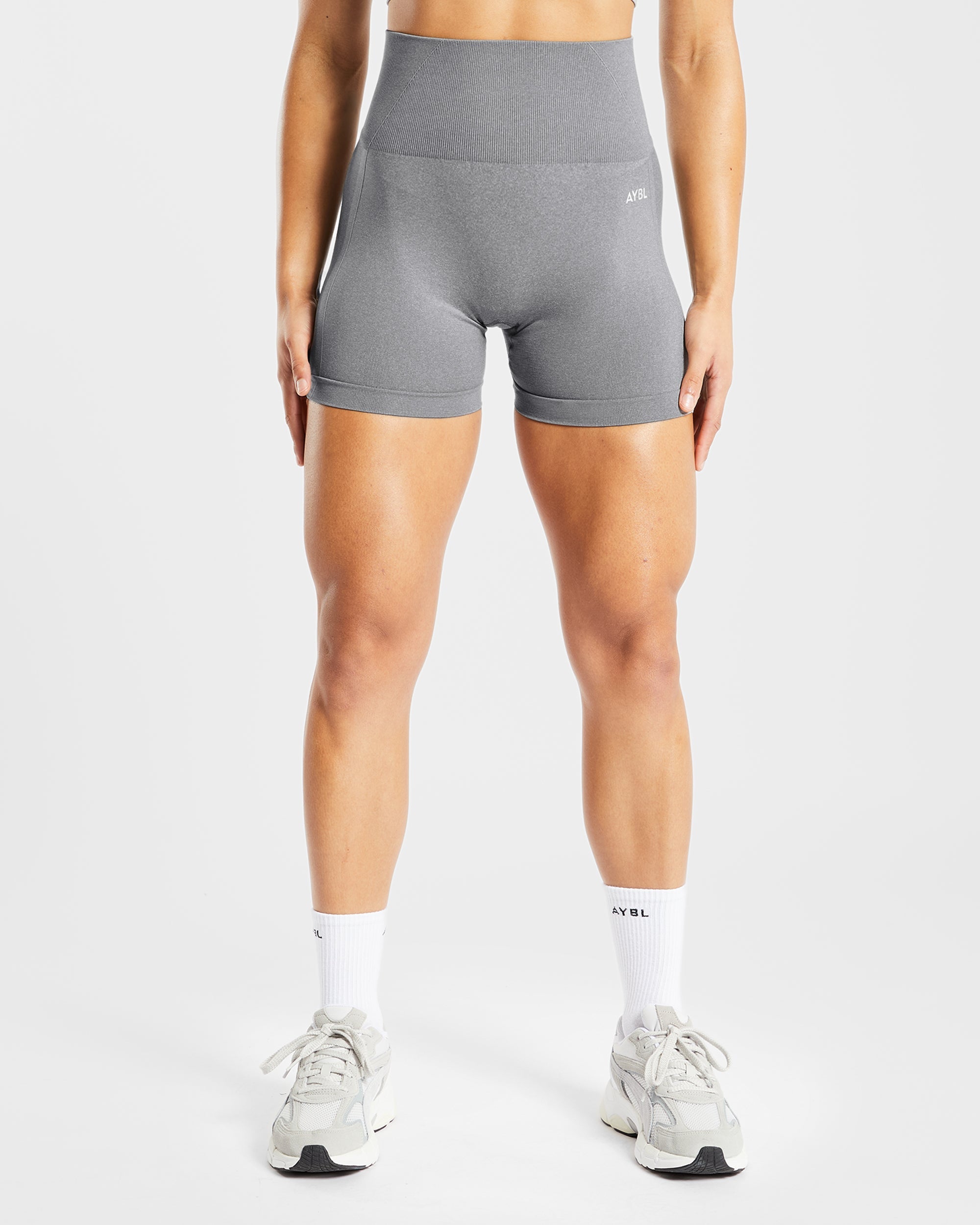 Empower Seamless Shorts - Grau Marl