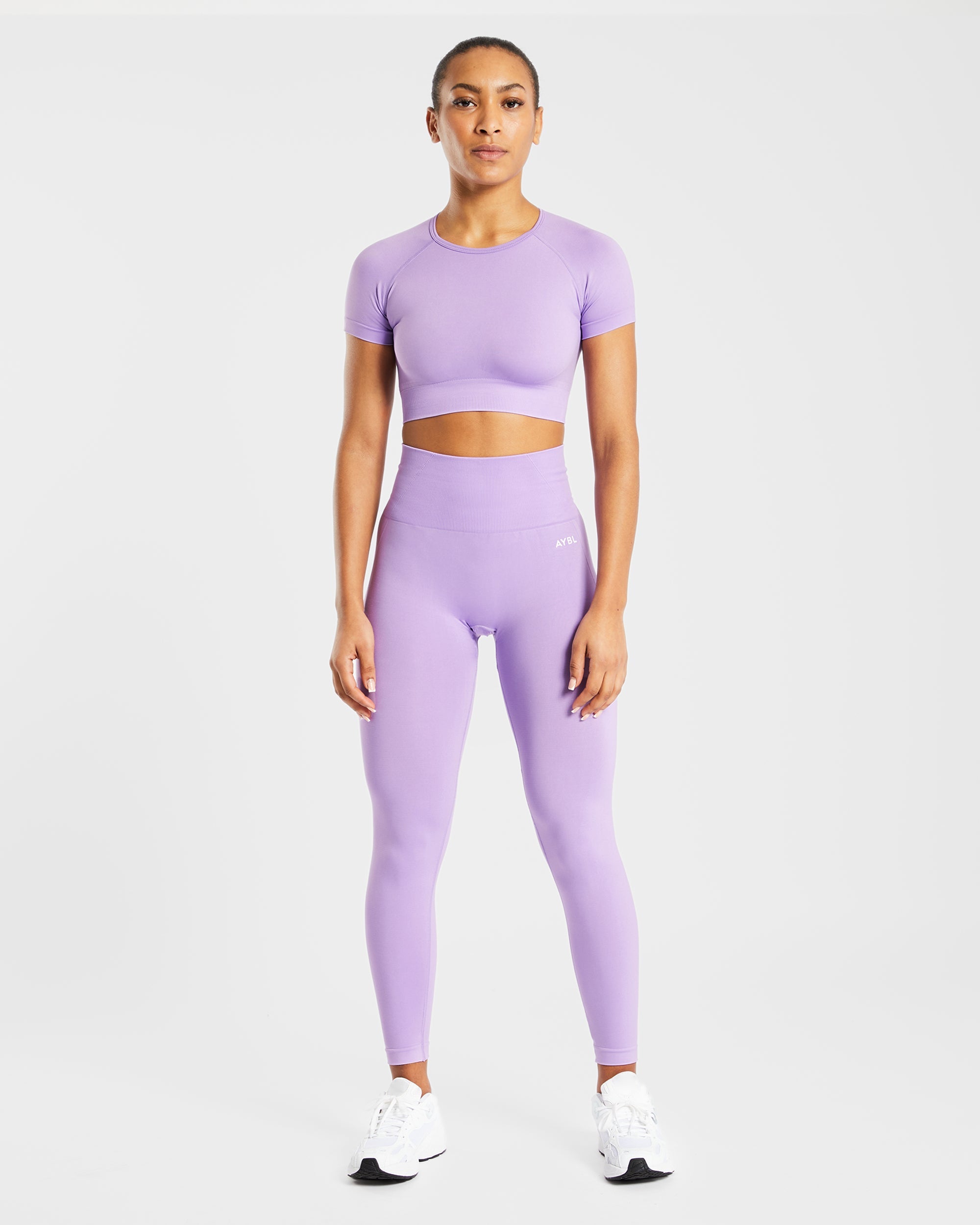 Empower Seamless Crop Top - Lila